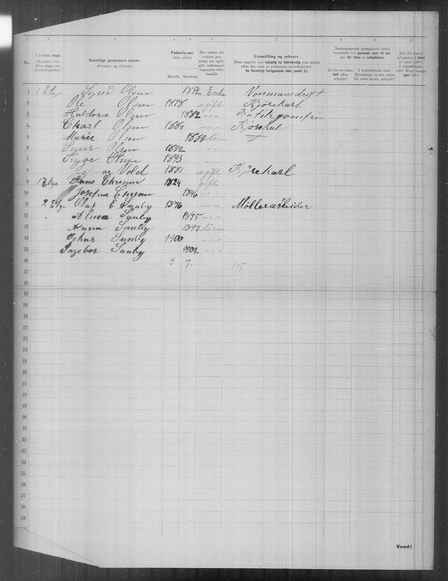 OBA, Municipal Census 1903 for Kristiania, 1903, p. 10317