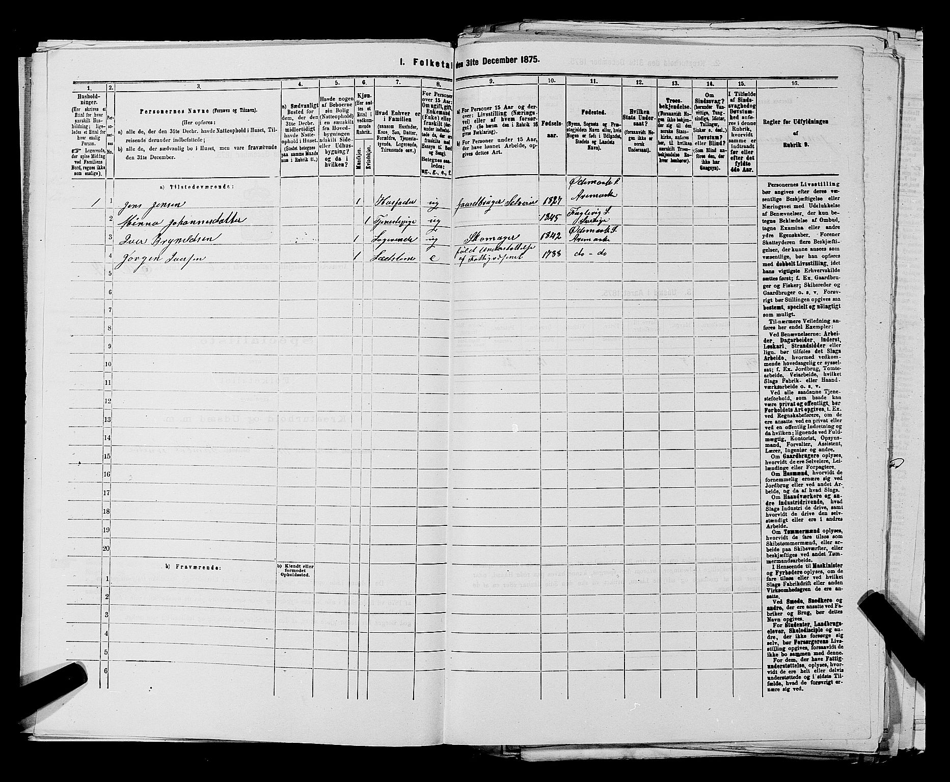 RA, 1875 census for 0118P Aremark, 1875, p. 846
