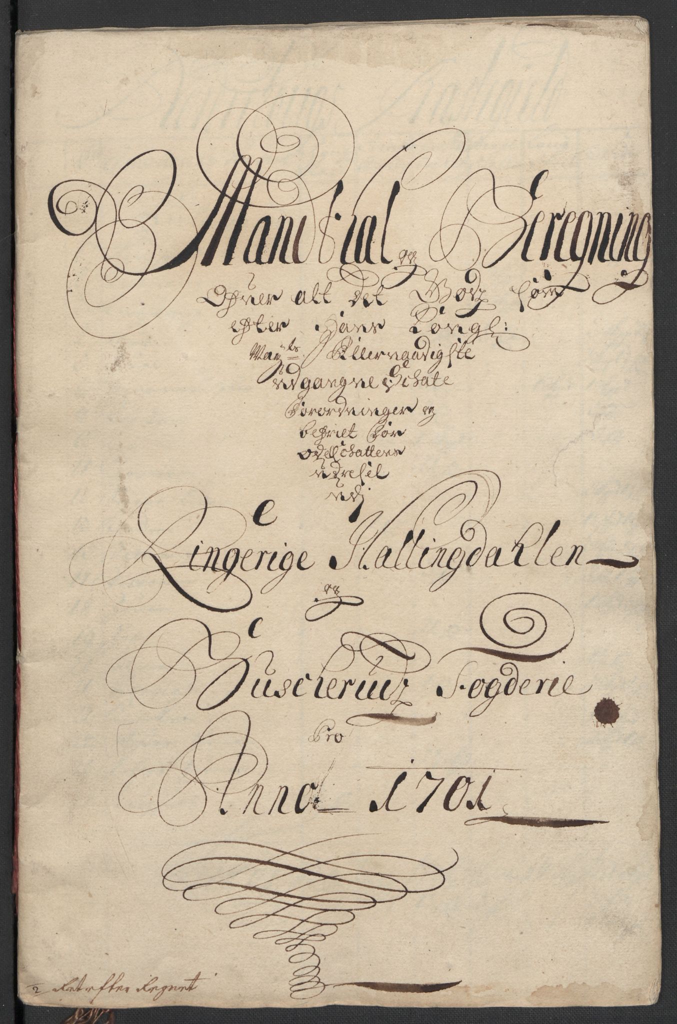 Rentekammeret inntil 1814, Reviderte regnskaper, Fogderegnskap, RA/EA-4092/R22/L1458: Fogderegnskap Ringerike, Hallingdal og Buskerud, 1701, p. 293