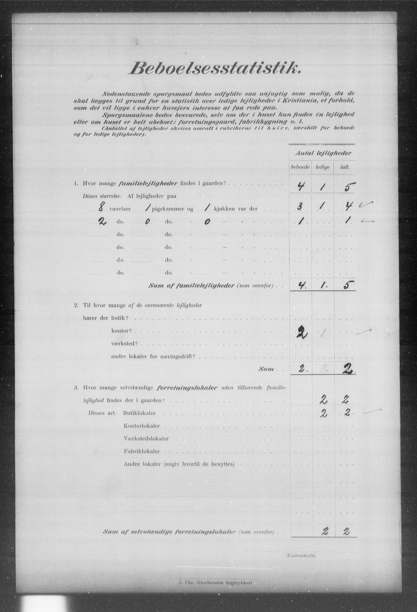 OBA, Municipal Census 1903 for Kristiania, 1903, p. 23769