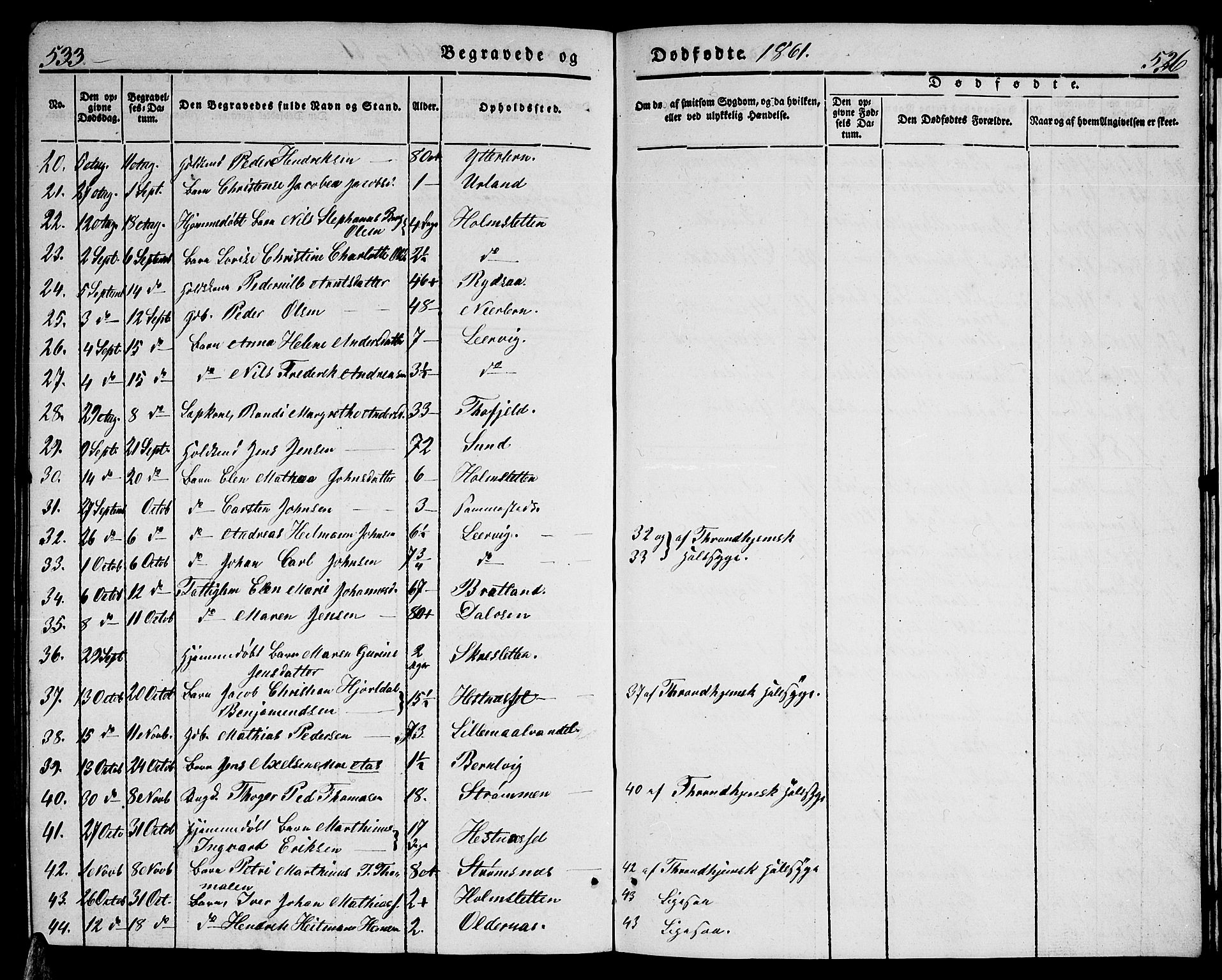 Ministerialprotokoller, klokkerbøker og fødselsregistre - Nordland, AV/SAT-A-1459/825/L0364: Parish register (copy) no. 825C01, 1841-1863, p. 533-534