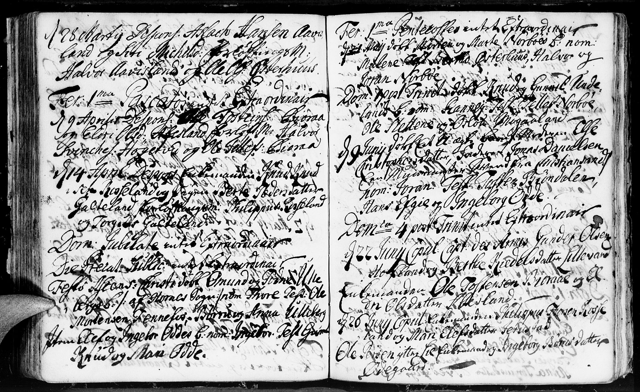 Evje sokneprestkontor, AV/SAK-1111-0008/F/Fa/Faa/L0001: Parish register (official) no. A 1, 1705-1760, p. 110