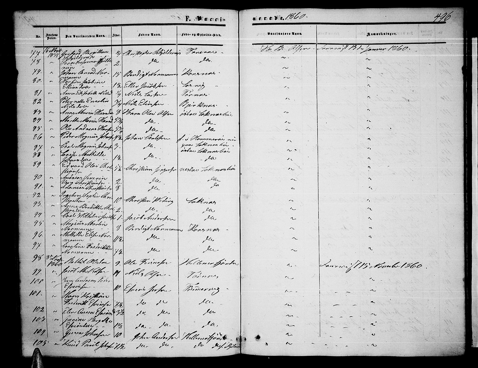 Ministerialprotokoller, klokkerbøker og fødselsregistre - Nordland, AV/SAT-A-1459/872/L1046: Parish register (copy) no. 872C02, 1852-1879, p. 496