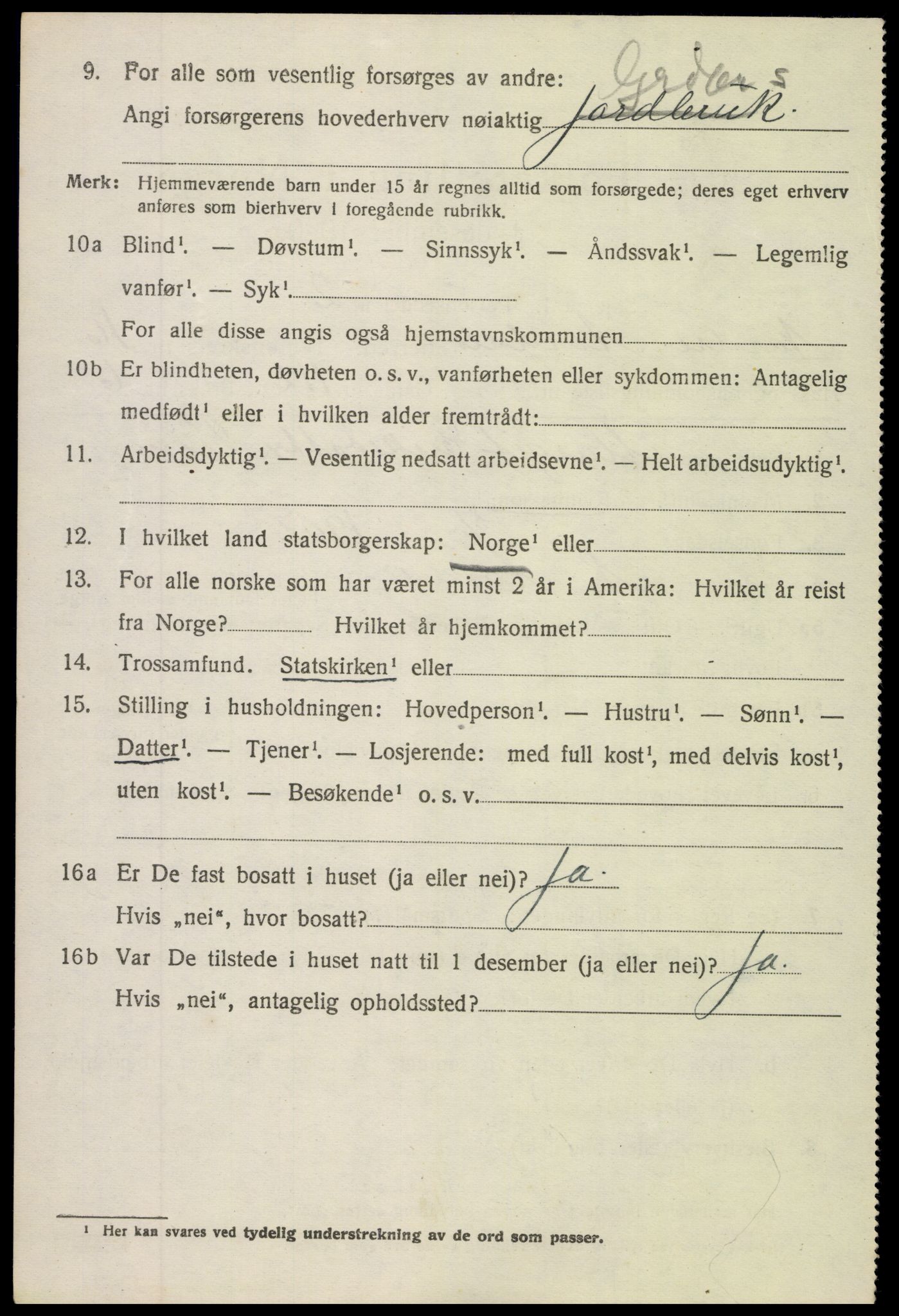 SAH, 1920 census for Nord-Aurdal, 1920, p. 11739