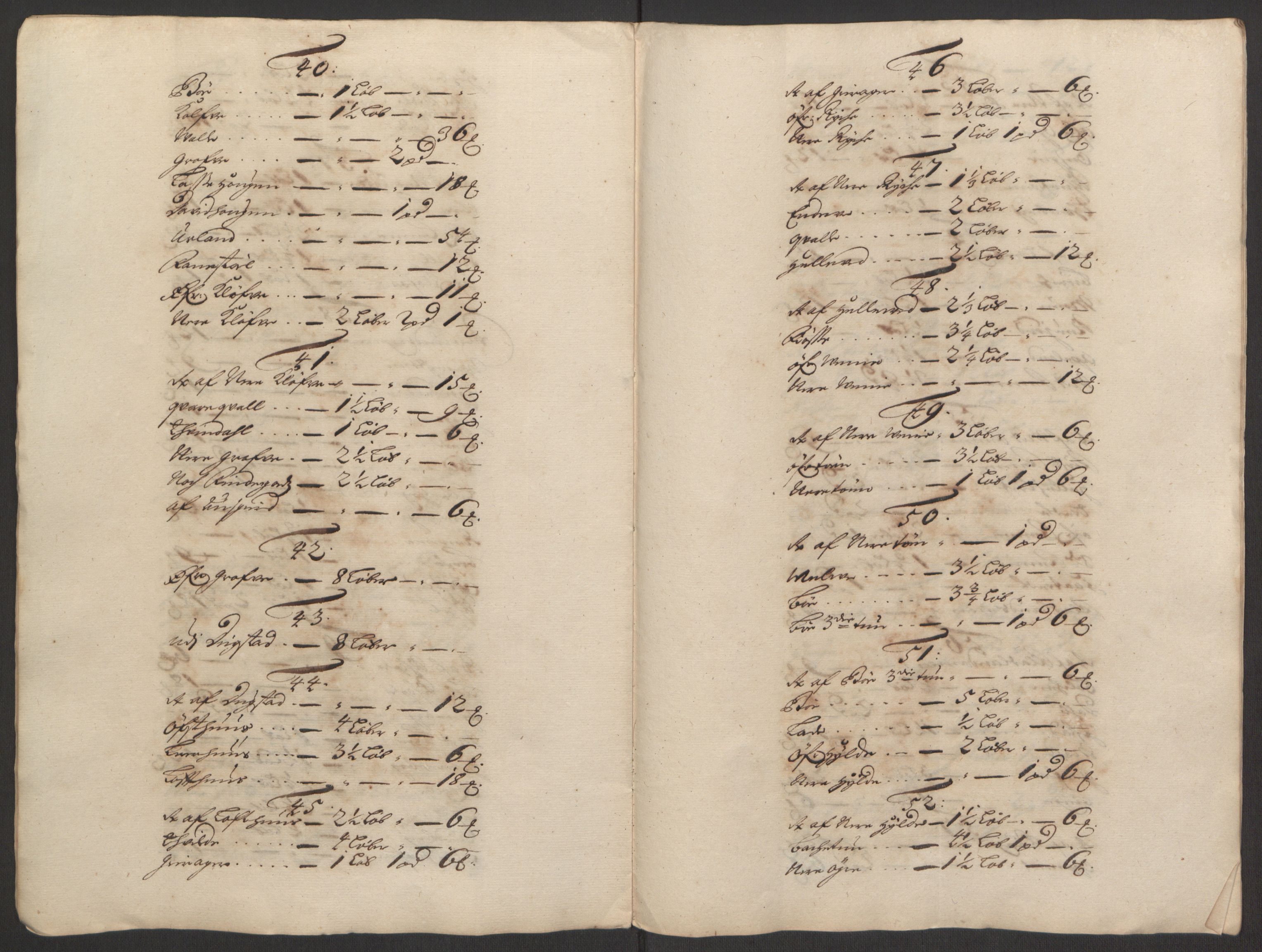 Rentekammeret inntil 1814, Reviderte regnskaper, Fogderegnskap, RA/EA-4092/R51/L3181: Fogderegnskap Nordhordland og Voss, 1691-1692, p. 47
