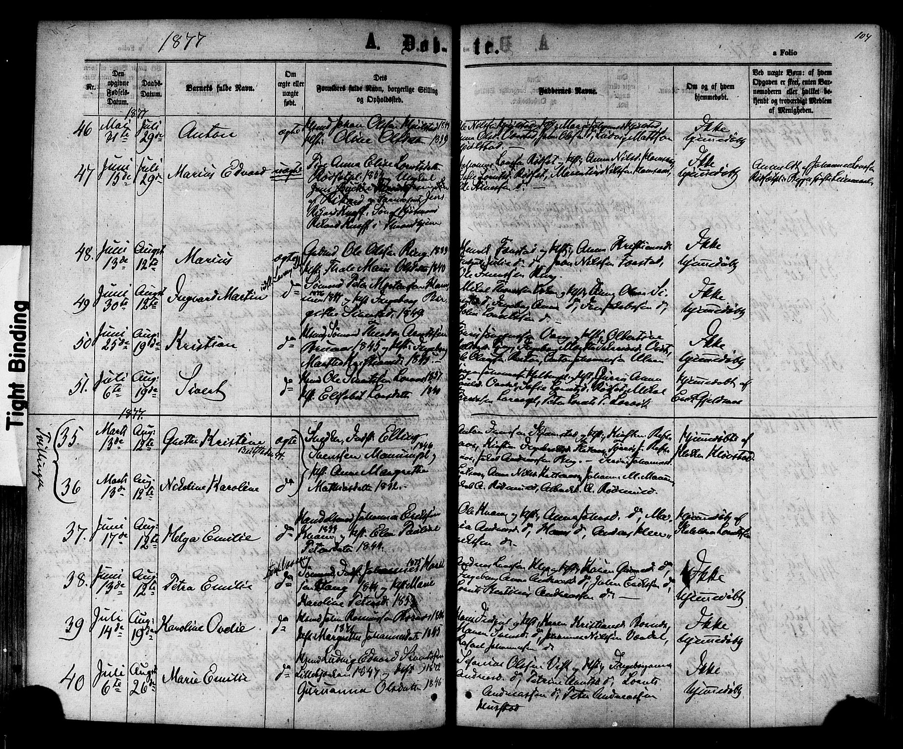 Ministerialprotokoller, klokkerbøker og fødselsregistre - Nord-Trøndelag, AV/SAT-A-1458/730/L0284: Parish register (official) no. 730A09, 1866-1878, p. 104