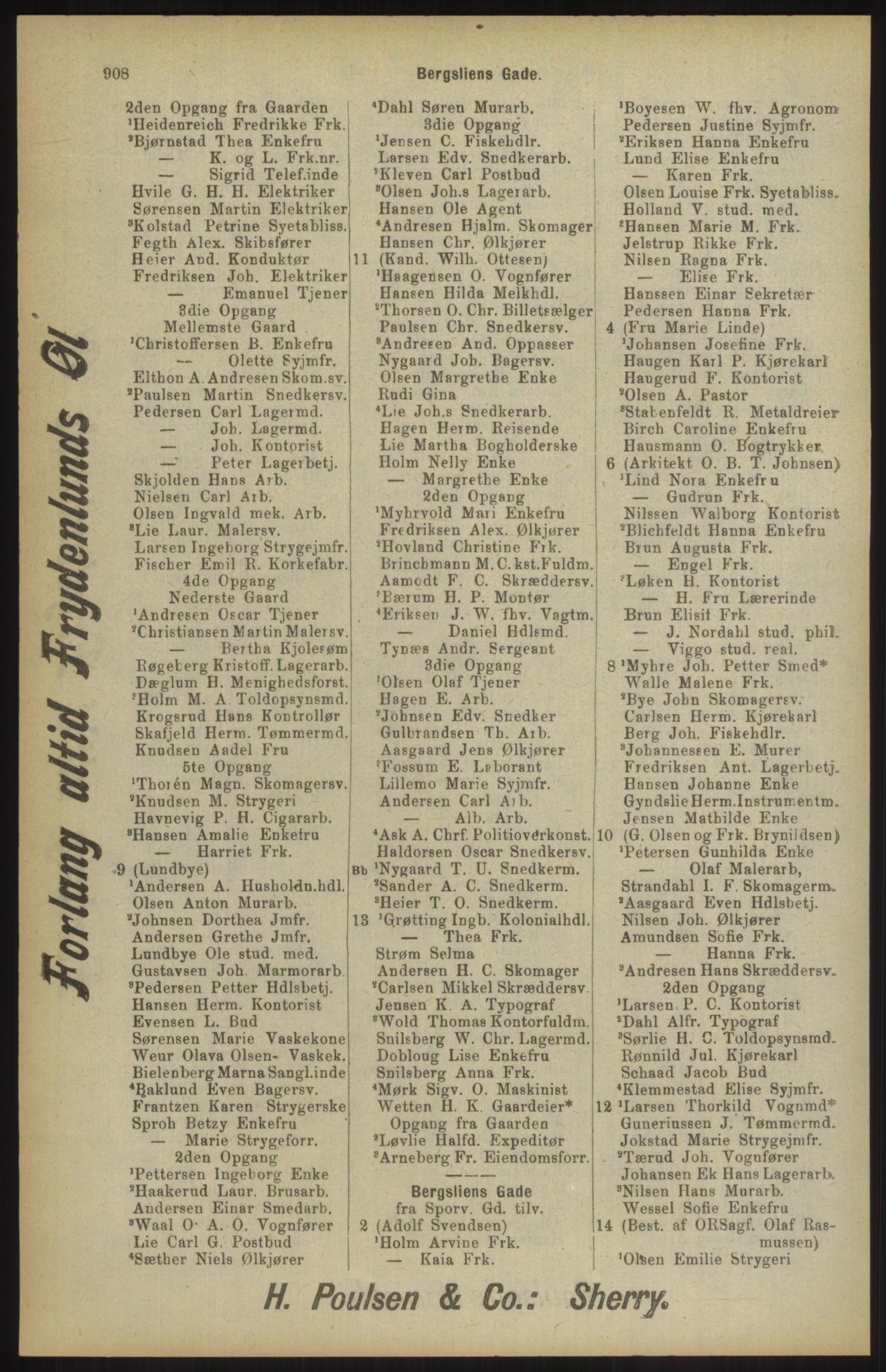 Kristiania/Oslo adressebok, PUBL/-, 1904, p. 908