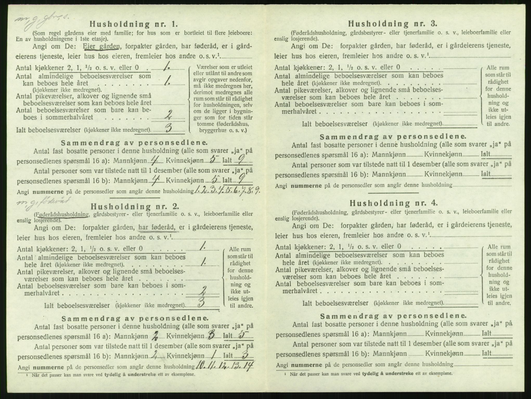 SAT, 1920 census for Aukra, 1920, p. 844