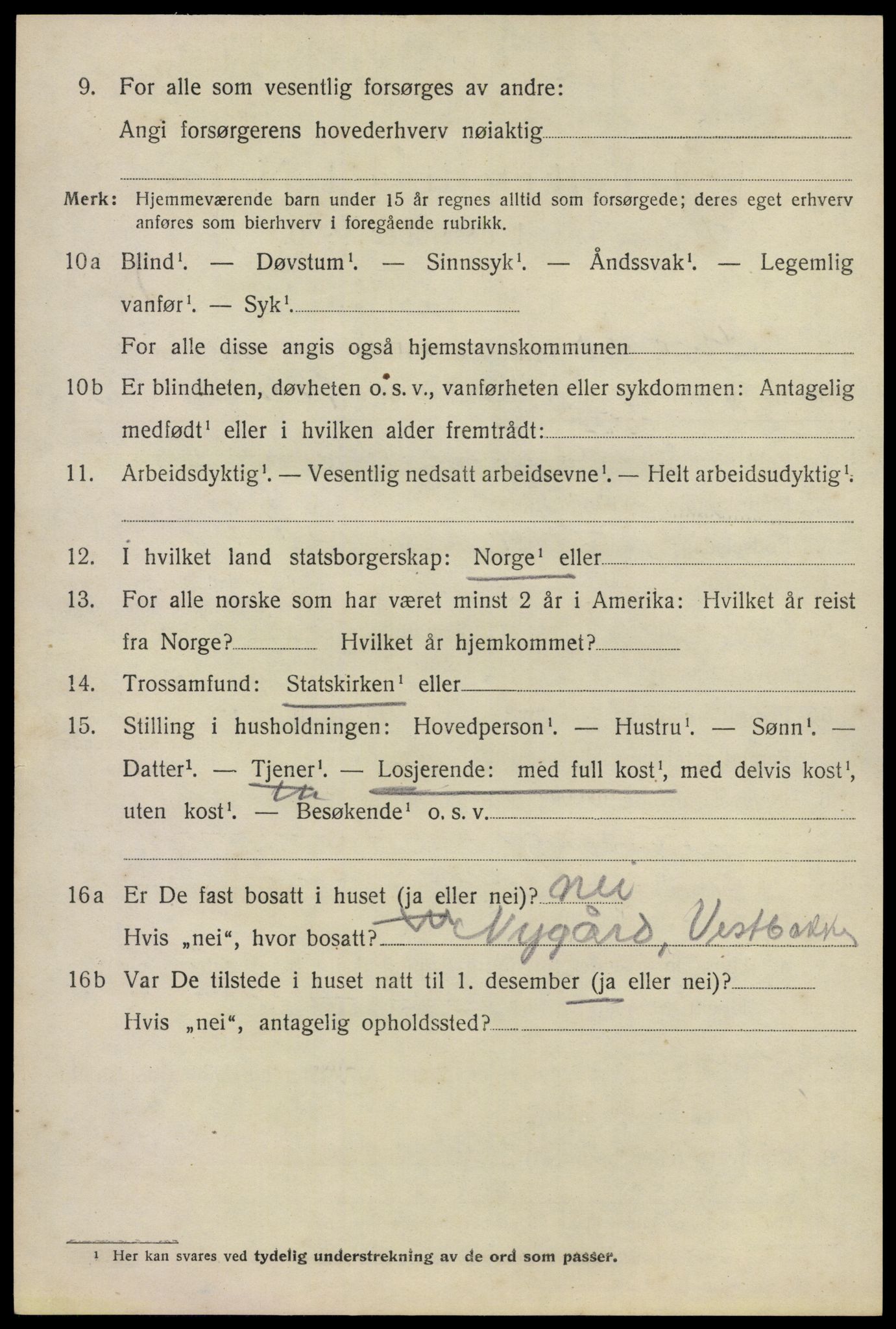 SAO, 1920 census for Eidsvoll, 1920, p. 17198