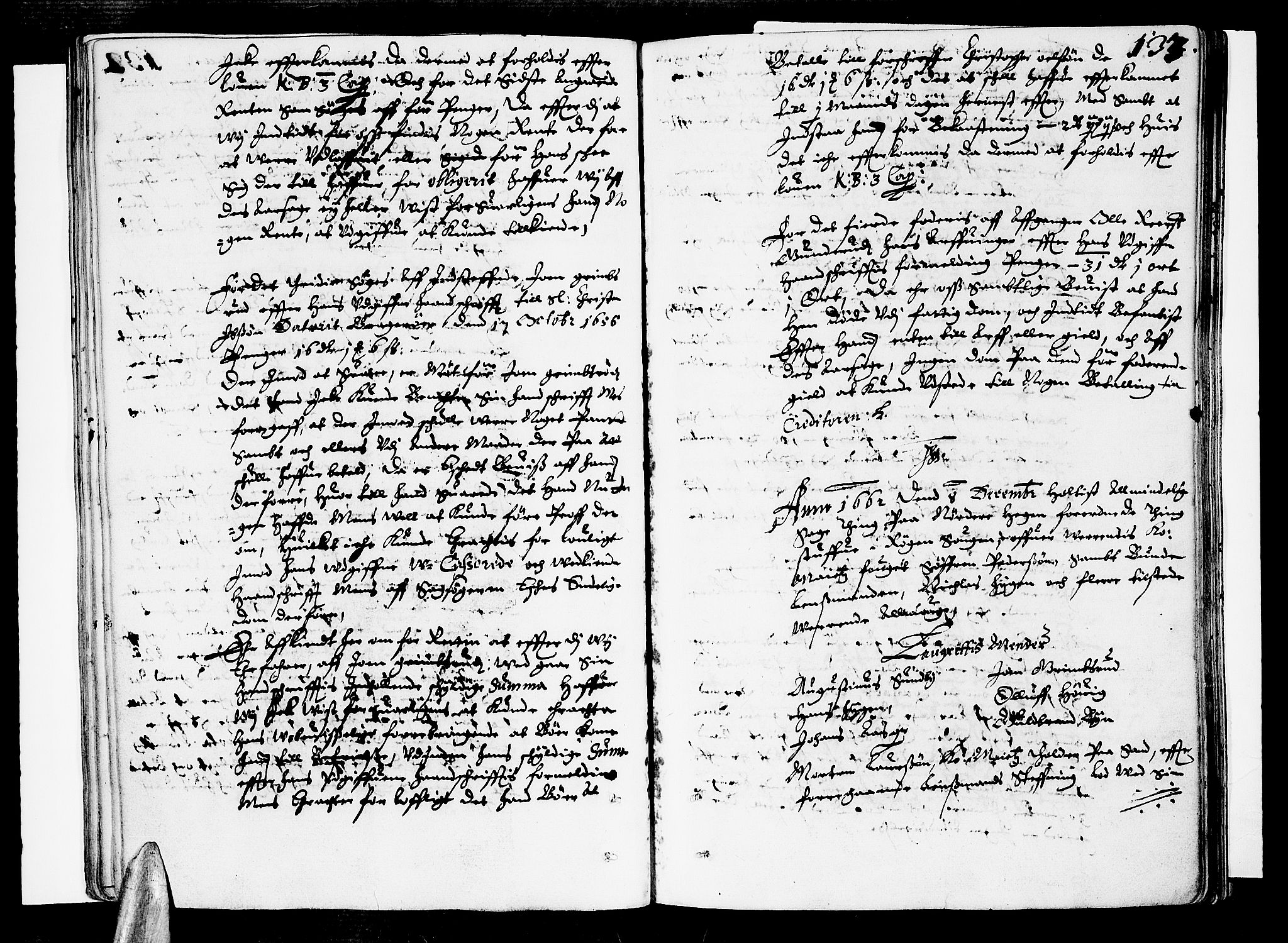 Lier, Røyken og Hurum sorenskriveri, SAKO/A-89/F/Fa/L0004: Tingbok, 1662, p. 133