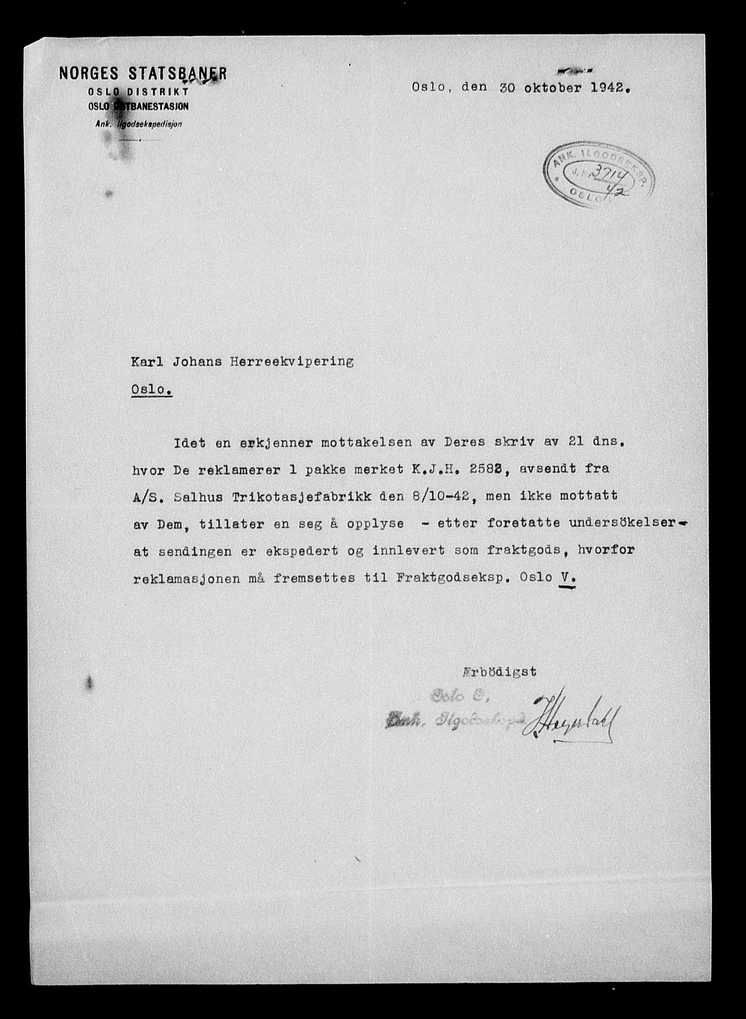 Justisdepartementet, Tilbakeføringskontoret for inndratte formuer, AV/RA-S-1564/H/Hc/Hcc/L0949: --, 1945-1947, p. 105