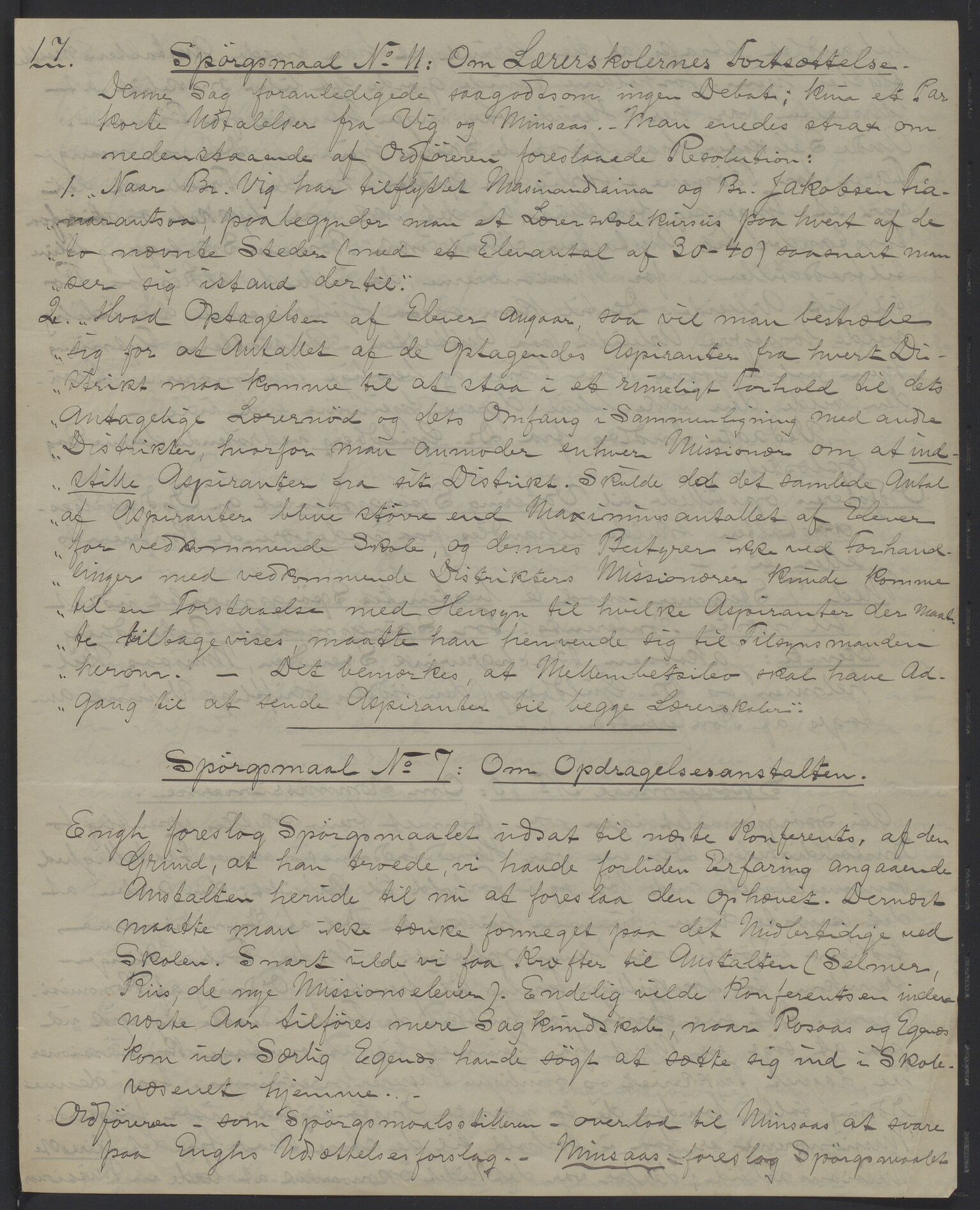 Det Norske Misjonsselskap - hovedadministrasjonen, VID/MA-A-1045/D/Da/Daa/L0036/0011: Konferansereferat og årsberetninger / Konferansereferat fra Madagaskar Innland., 1886