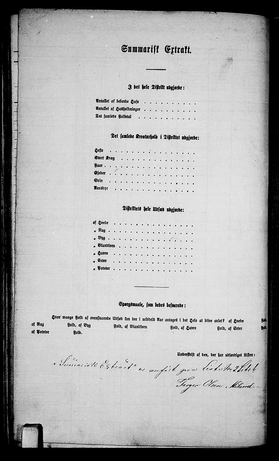 RA, 1865 census for Tinn, 1865, p. 43