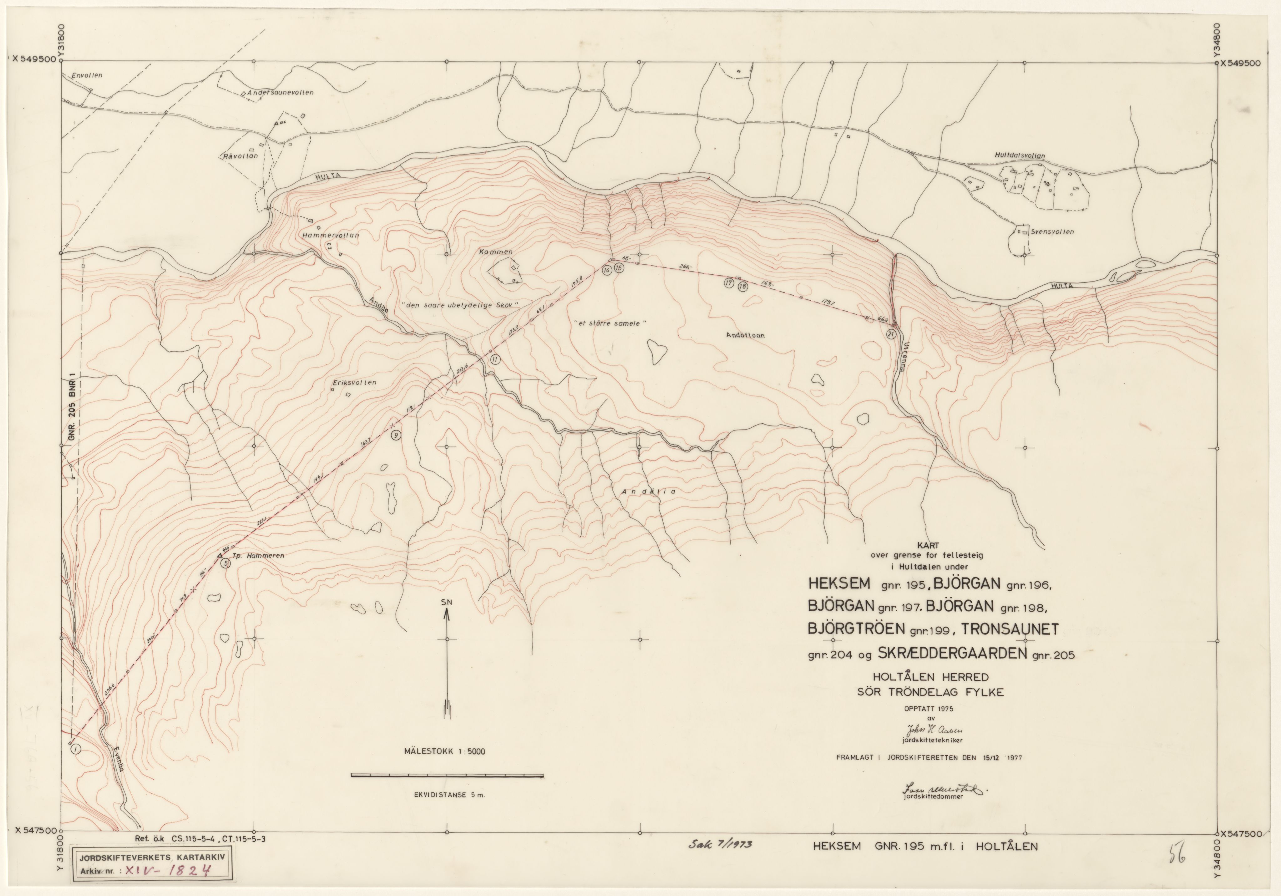 Jordskifteverkets kartarkiv, AV/RA-S-3929/T, 1859-1988, p. 2876