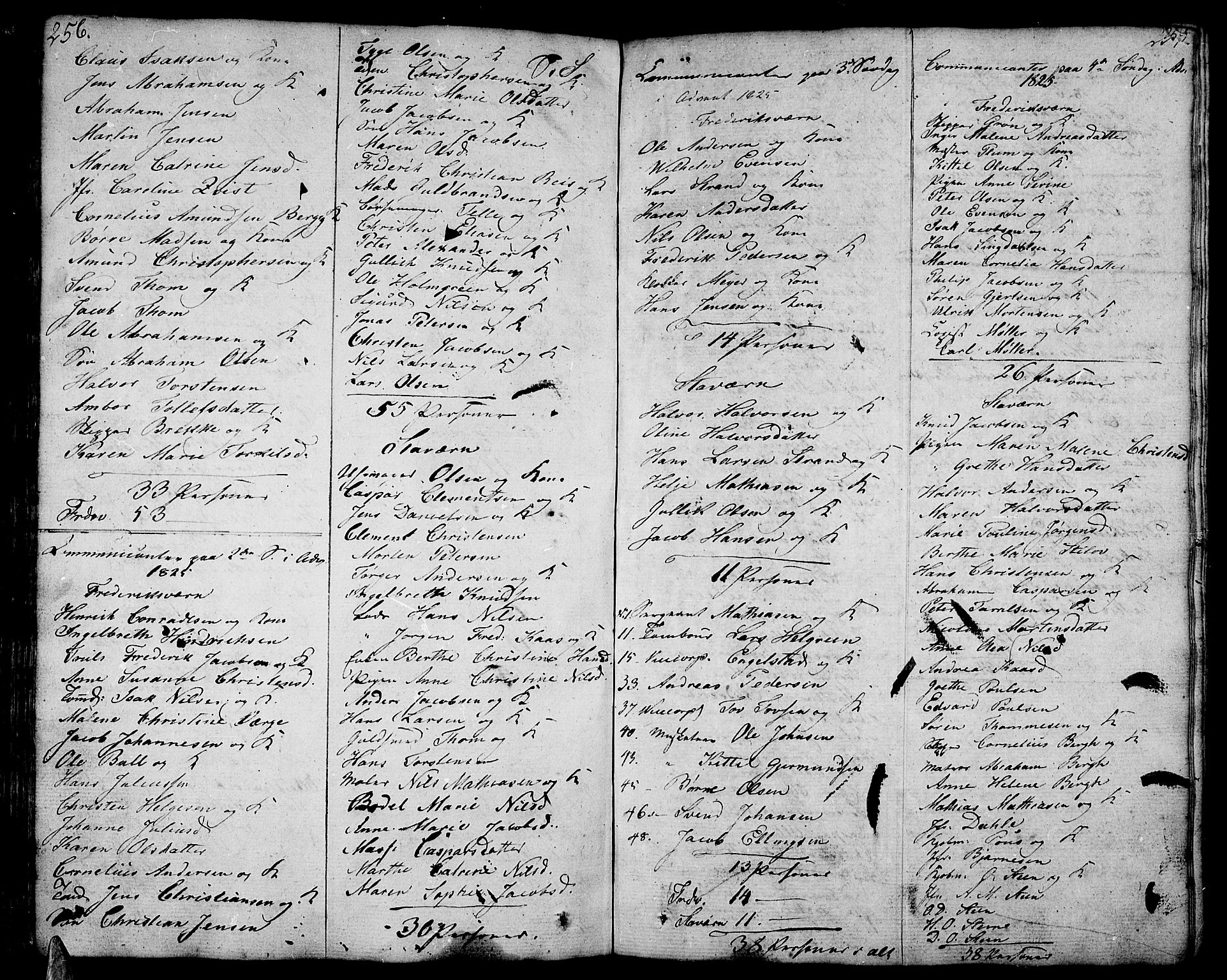 Stavern kirkebøker, AV/SAKO-A-318/F/Fa/L0004: Parish register (official) no. 4, 1809-1816, p. 256-257