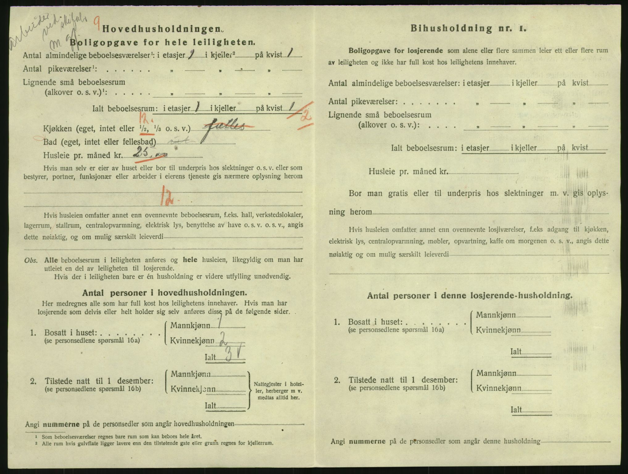 SAK, 1920 census for Lillesand, 1920, p. 492