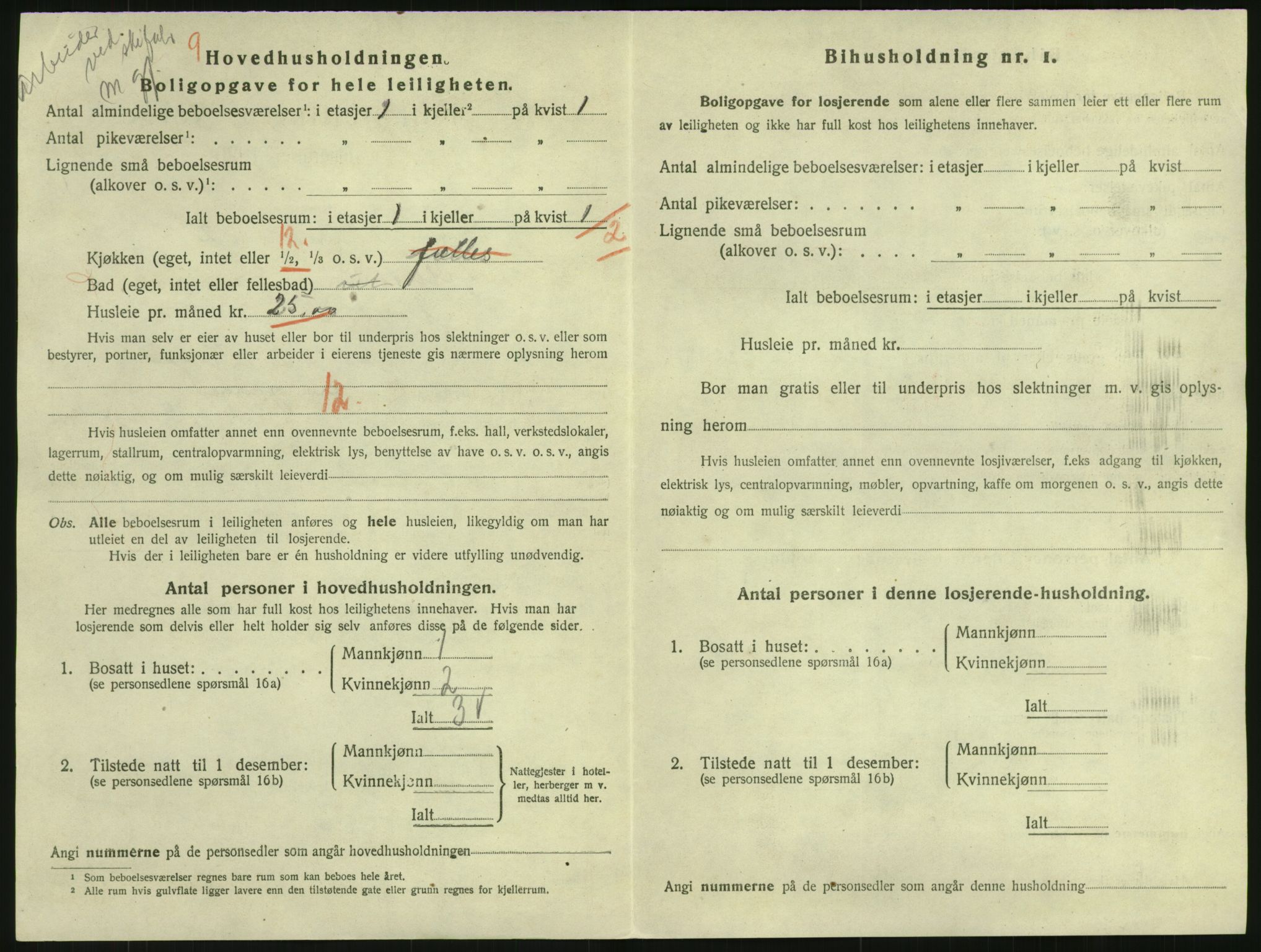 SAK, 1920 census for Lillesand, 1920, p. 492