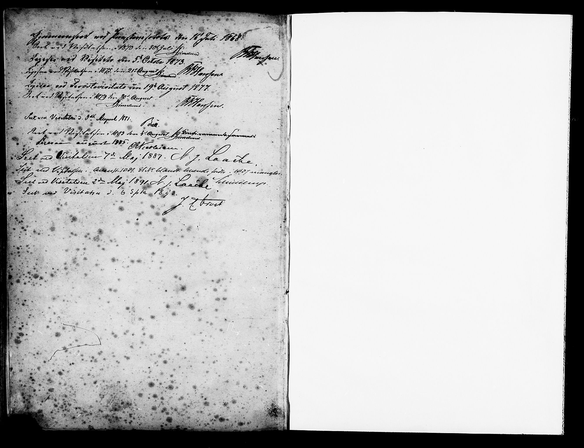 Ministerialprotokoller, klokkerbøker og fødselsregistre - Sør-Trøndelag, SAT/A-1456/653/L0657: Parish register (copy) no. 653C01, 1866-1893