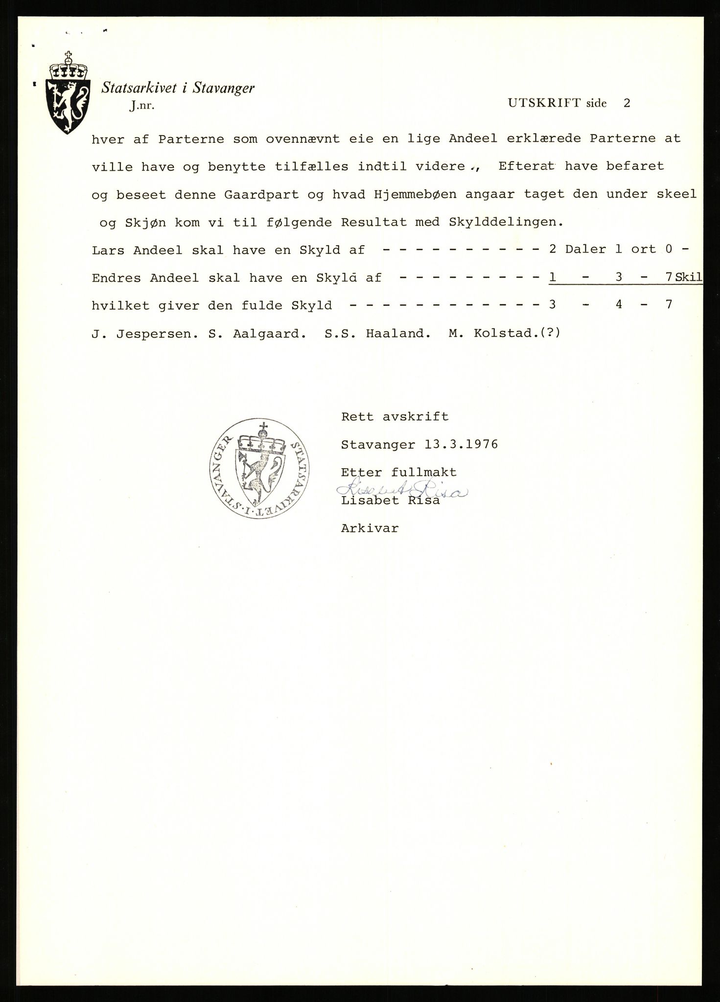 Statsarkivet i Stavanger, AV/SAST-A-101971/03/Y/Yj/L0084: Avskrifter sortert etter gårdsnavn: Søiland - Sørhaug, 1750-1930, p. 4