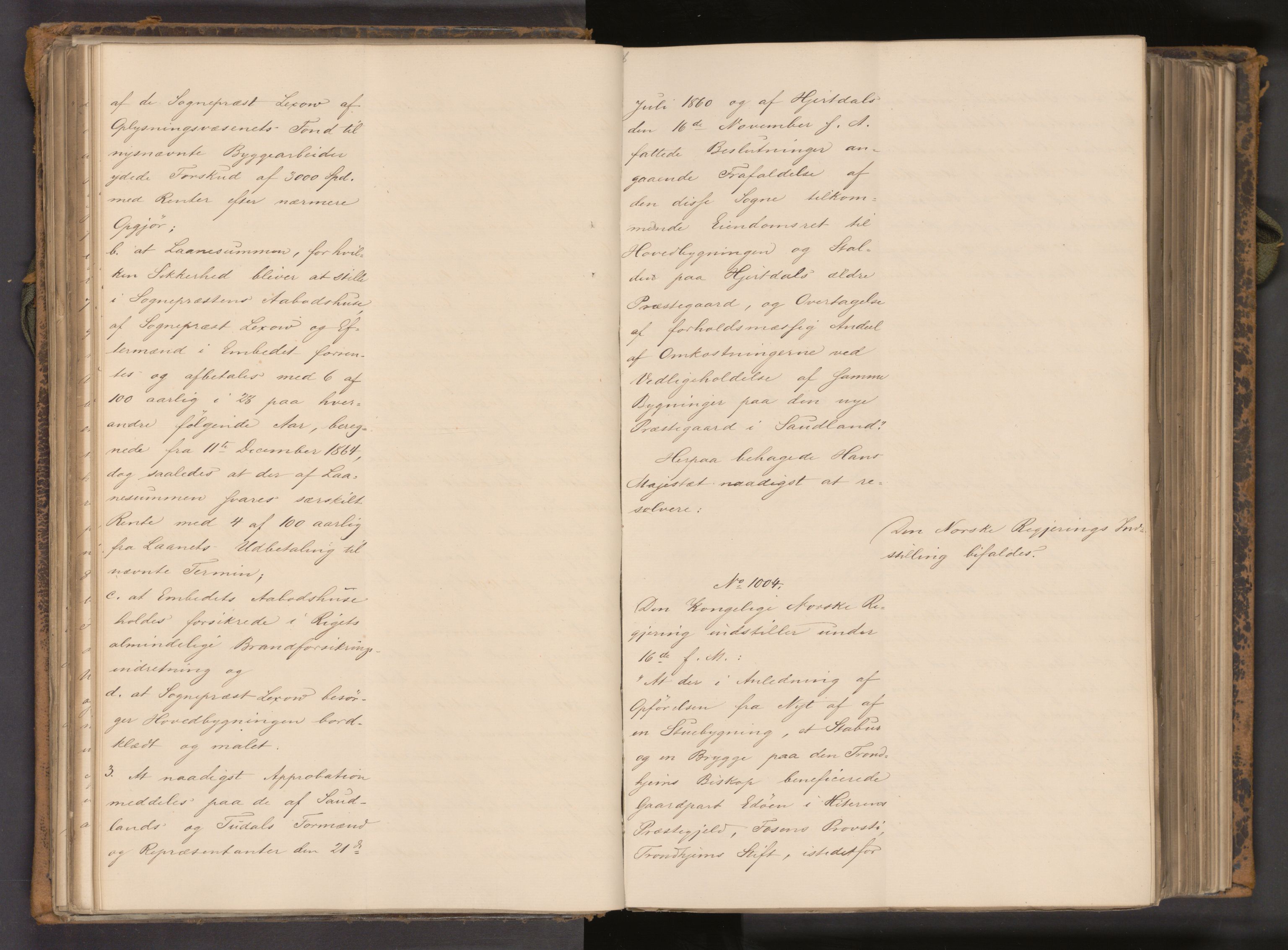 Statsrådssekretariatet, AV/RA-S-1001/A/Ab/L0102: Kgl. res. nr. 828-1682, 2. halvår, 1864