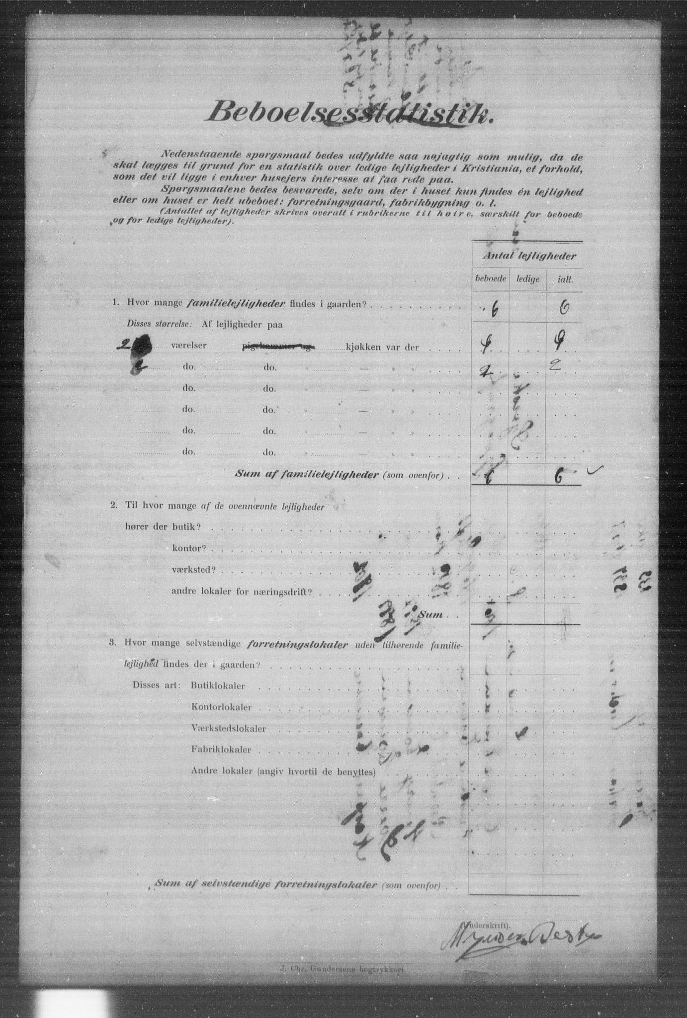 OBA, Municipal Census 1903 for Kristiania, 1903, p. 23597