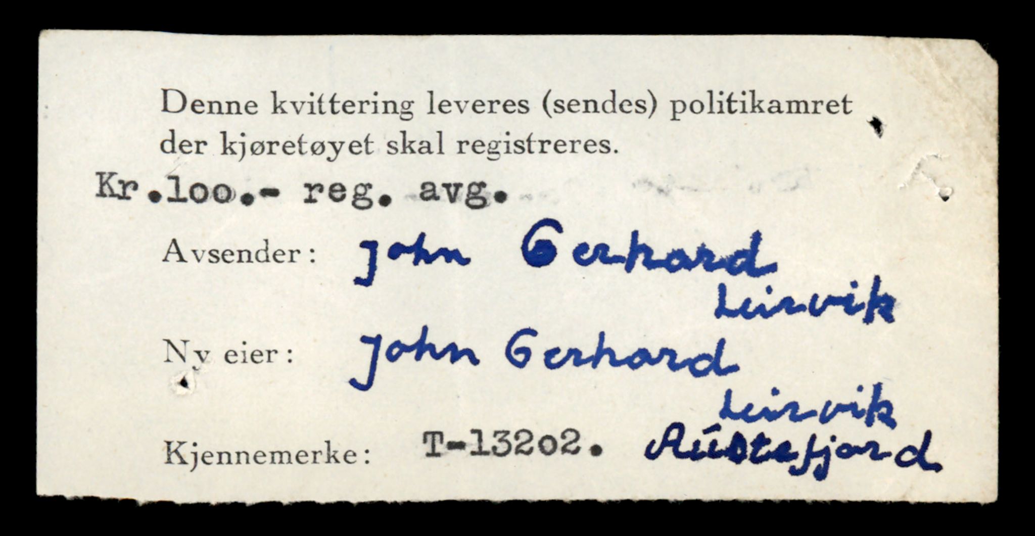 Møre og Romsdal vegkontor - Ålesund trafikkstasjon, AV/SAT-A-4099/F/Fe/L0038: Registreringskort for kjøretøy T 13180 - T 13360, 1927-1998, p. 390