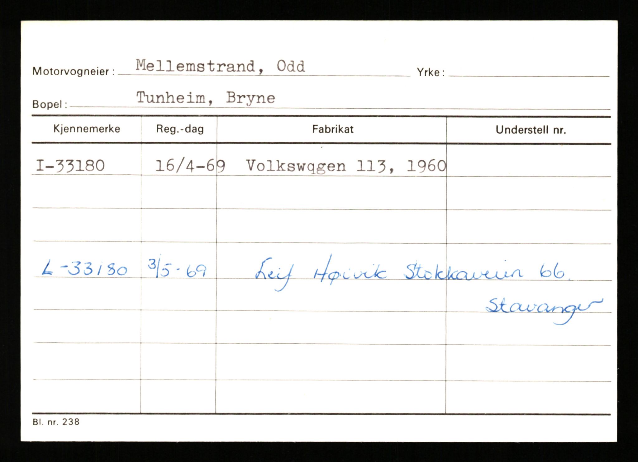 Stavanger trafikkstasjon, AV/SAST-A-101942/0/G/L0005: Registreringsnummer: 23000 - 34245, 1930-1971, p. 3150