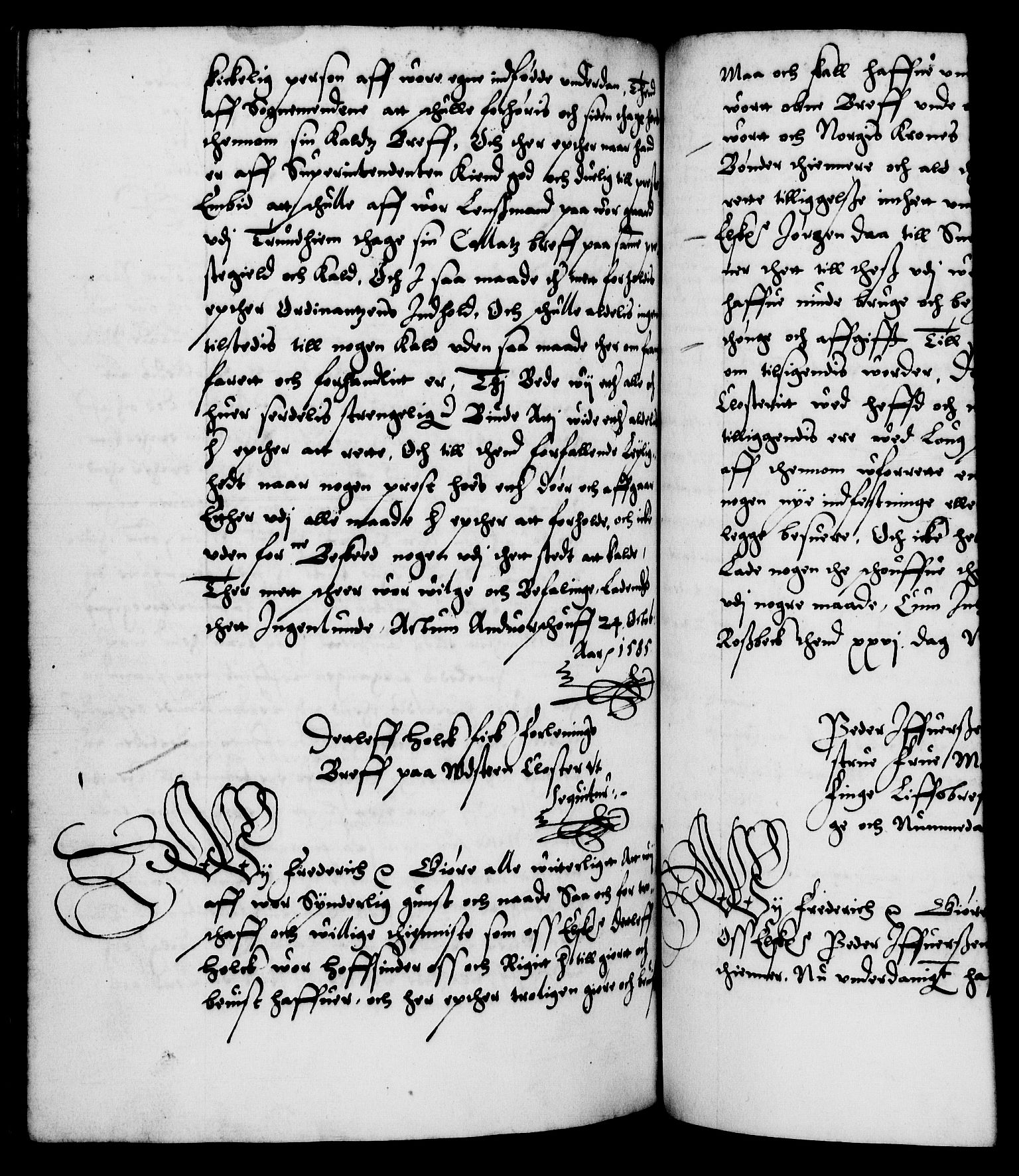 Danske Kanselli 1572-1799, RA/EA-3023/F/Fc/Fca/Fcaa/L0001: Norske registre (mikrofilm), 1572-1588, p. 524b