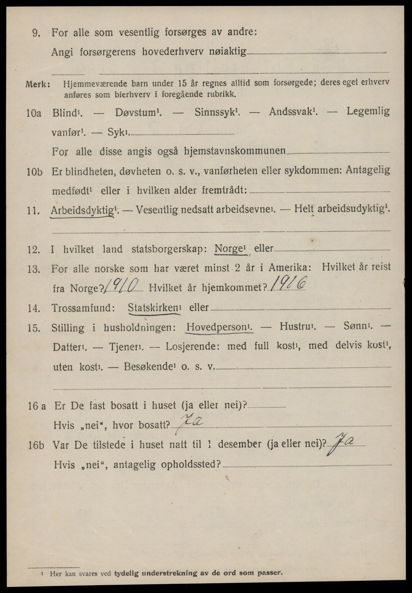 SAT, 1920 census for Hjørundfjord, 1920, p. 4488