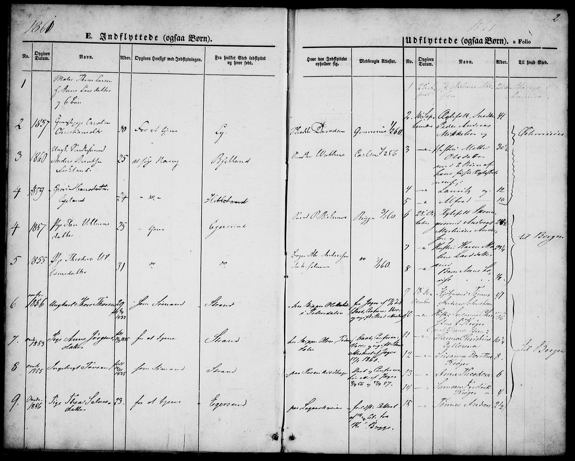 St. Petri sokneprestkontor, AV/SAST-A-101813/001/30/30BA/L0005: Parish register (official) no. A 5, 1861-1865, p. 2