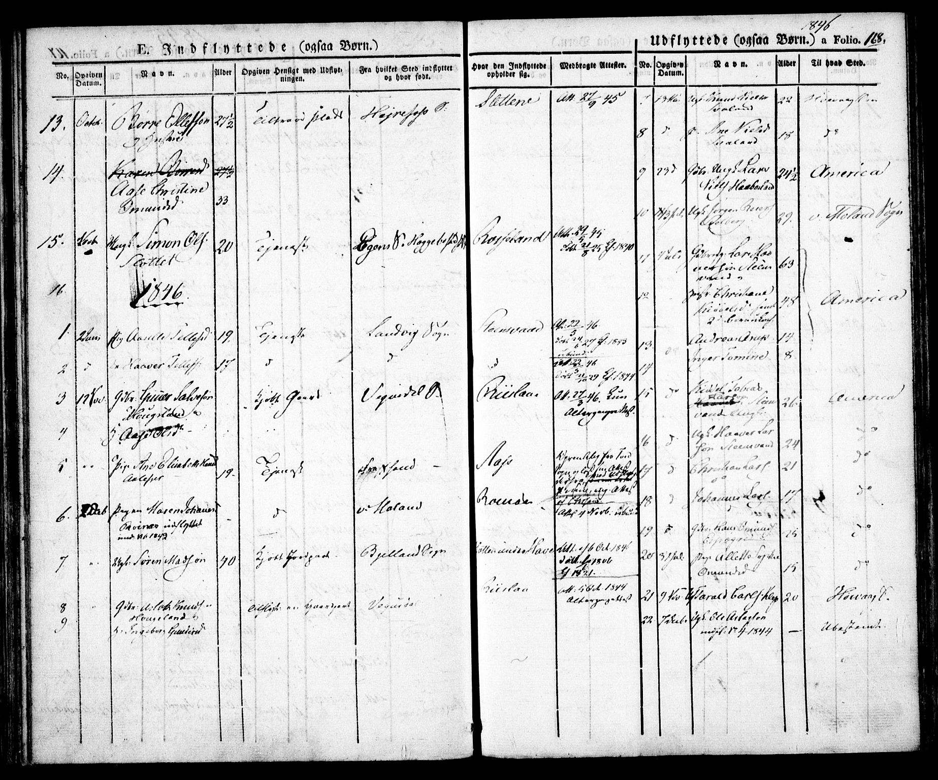 Birkenes sokneprestkontor, SAK/1111-0004/F/Fa/L0001: Parish register (official) no. A 1, 1829-1849, p. 168