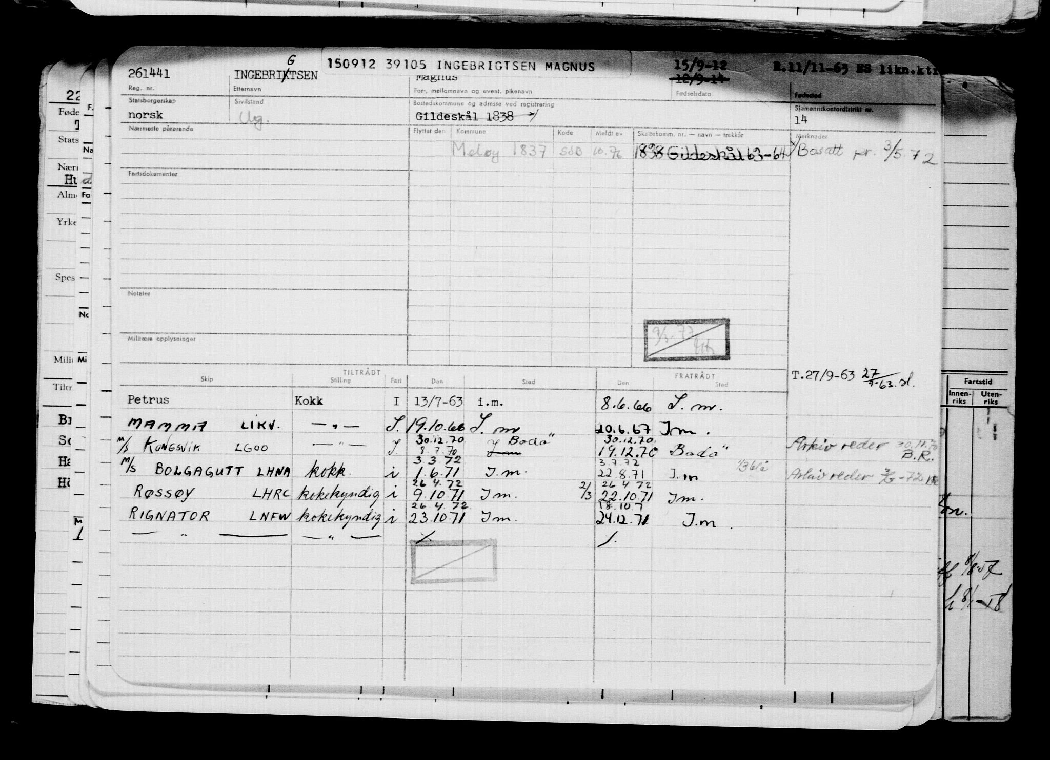 Direktoratet for sjømenn, AV/RA-S-3545/G/Gb/L0107: Hovedkort, 1912, p. 249