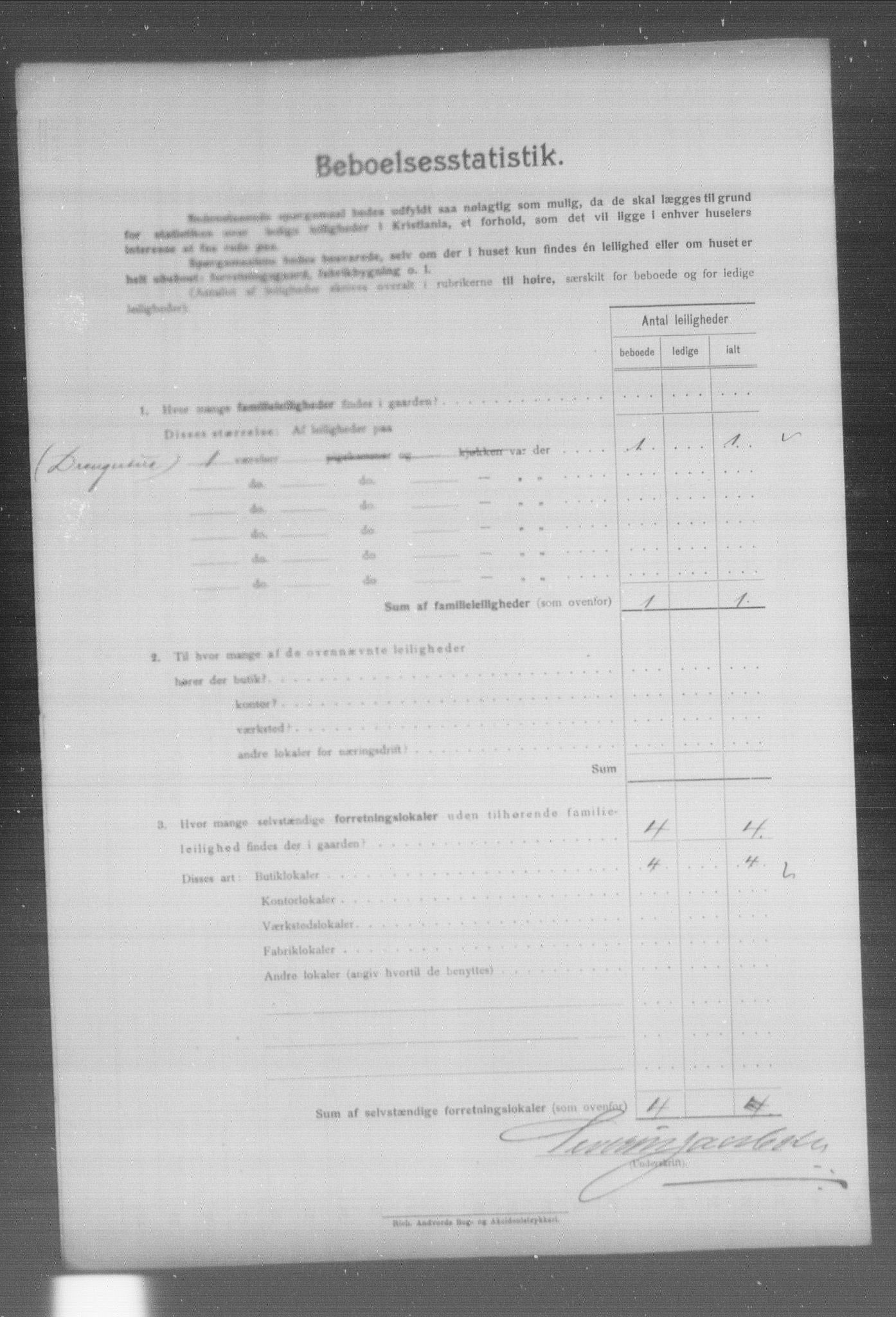 OBA, Municipal Census 1904 for Kristiania, 1904, p. 19468