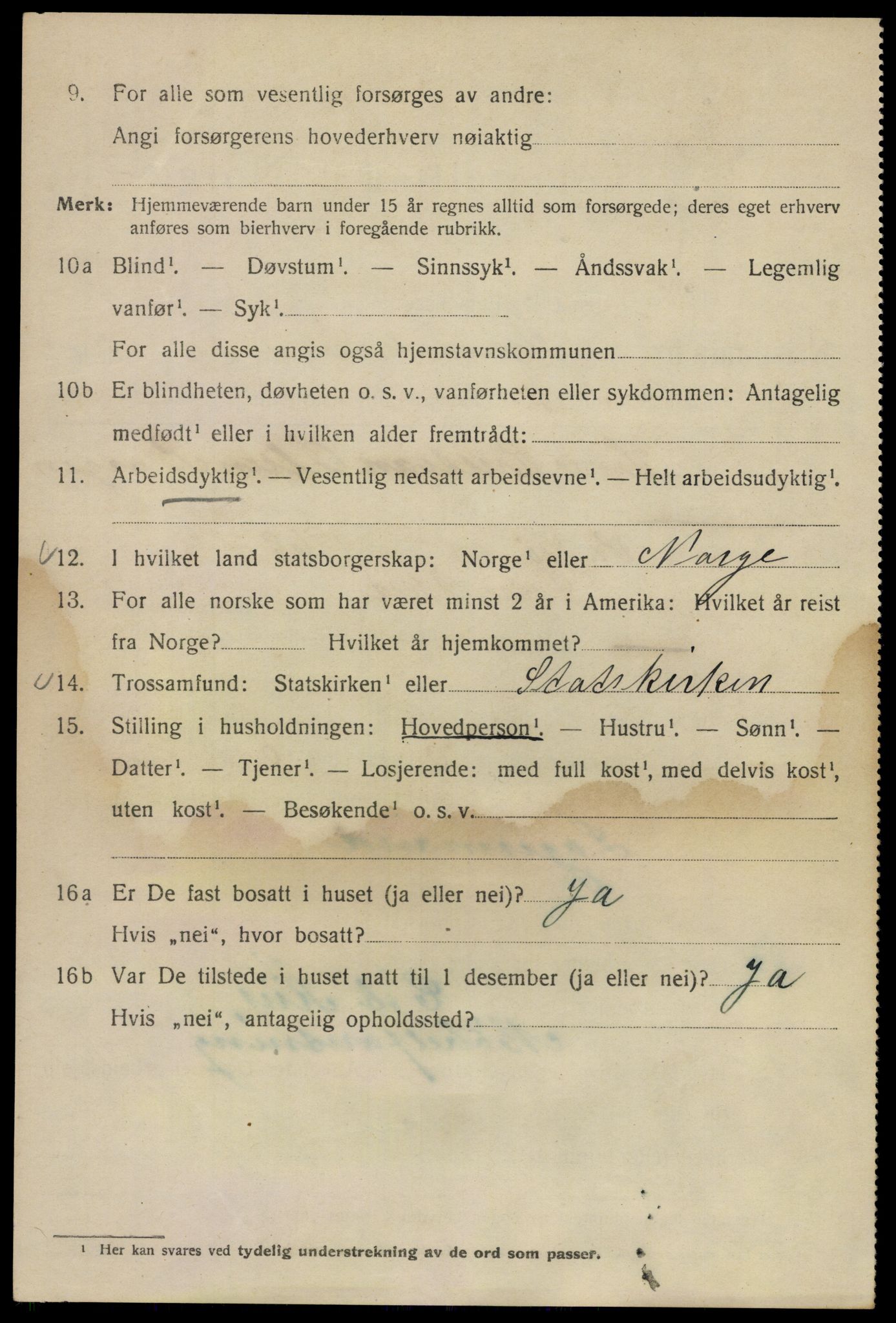 SAO, 1920 census for Kristiania, 1920, p. 141988