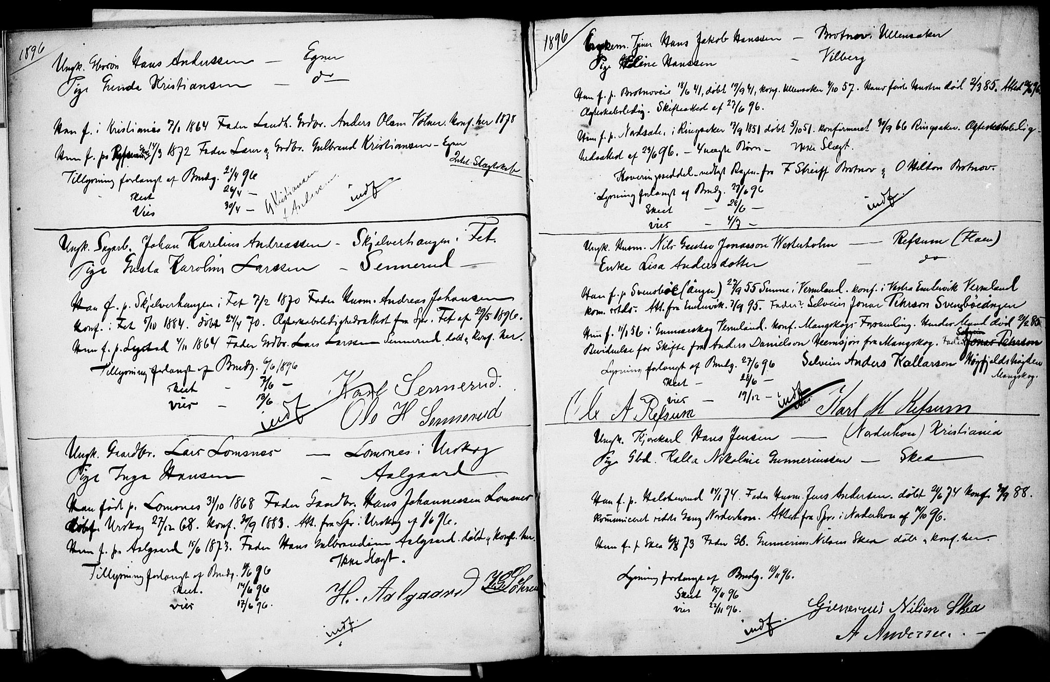 Sørum prestekontor Kirkebøker, AV/SAO-A-10303/H/Ha/L0001: Banns register no. 1, 1887-1890