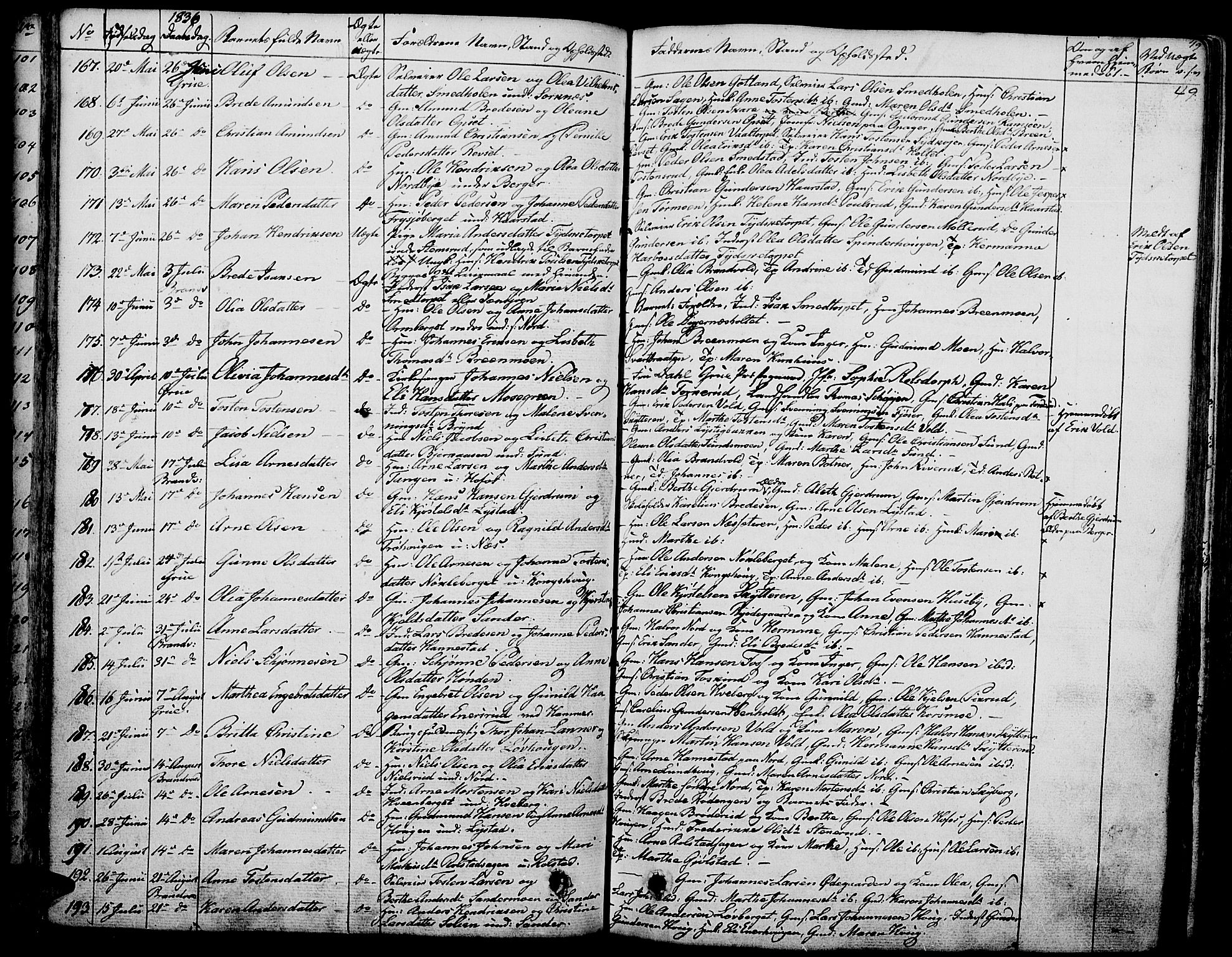 Grue prestekontor, AV/SAH-PREST-036/H/Ha/Haa/L0007: Parish register (official) no. 7, 1830-1847, p. 49