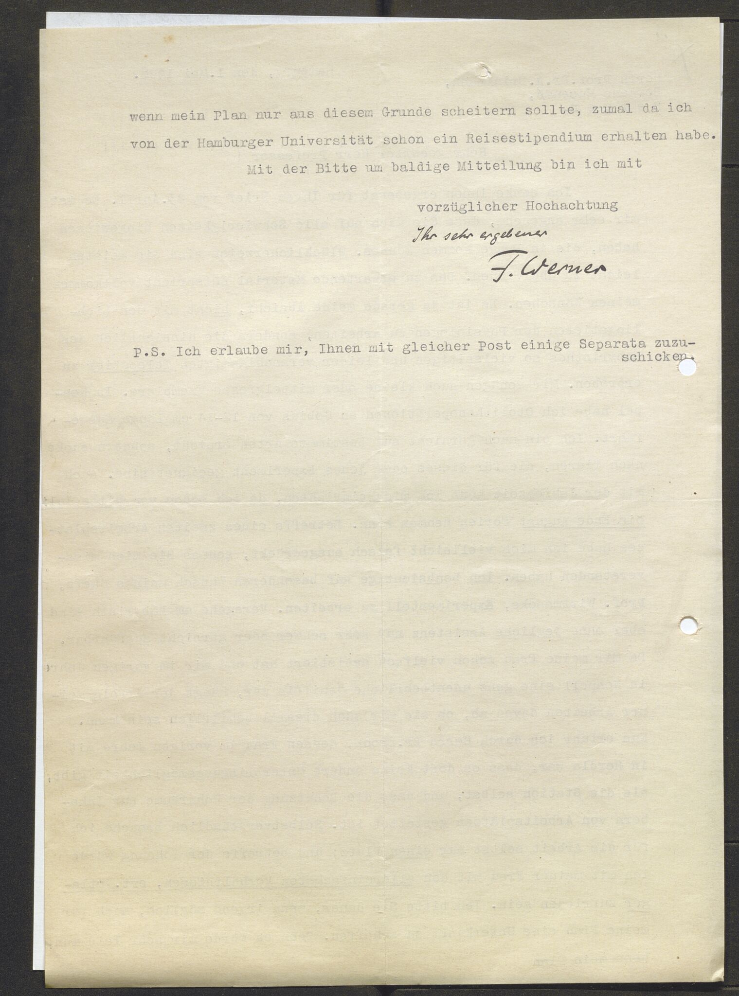 Bergens Museum, AV/SAB-A-17301/13/D/L0002: Korrespondanse , 1928-1940, p. 304