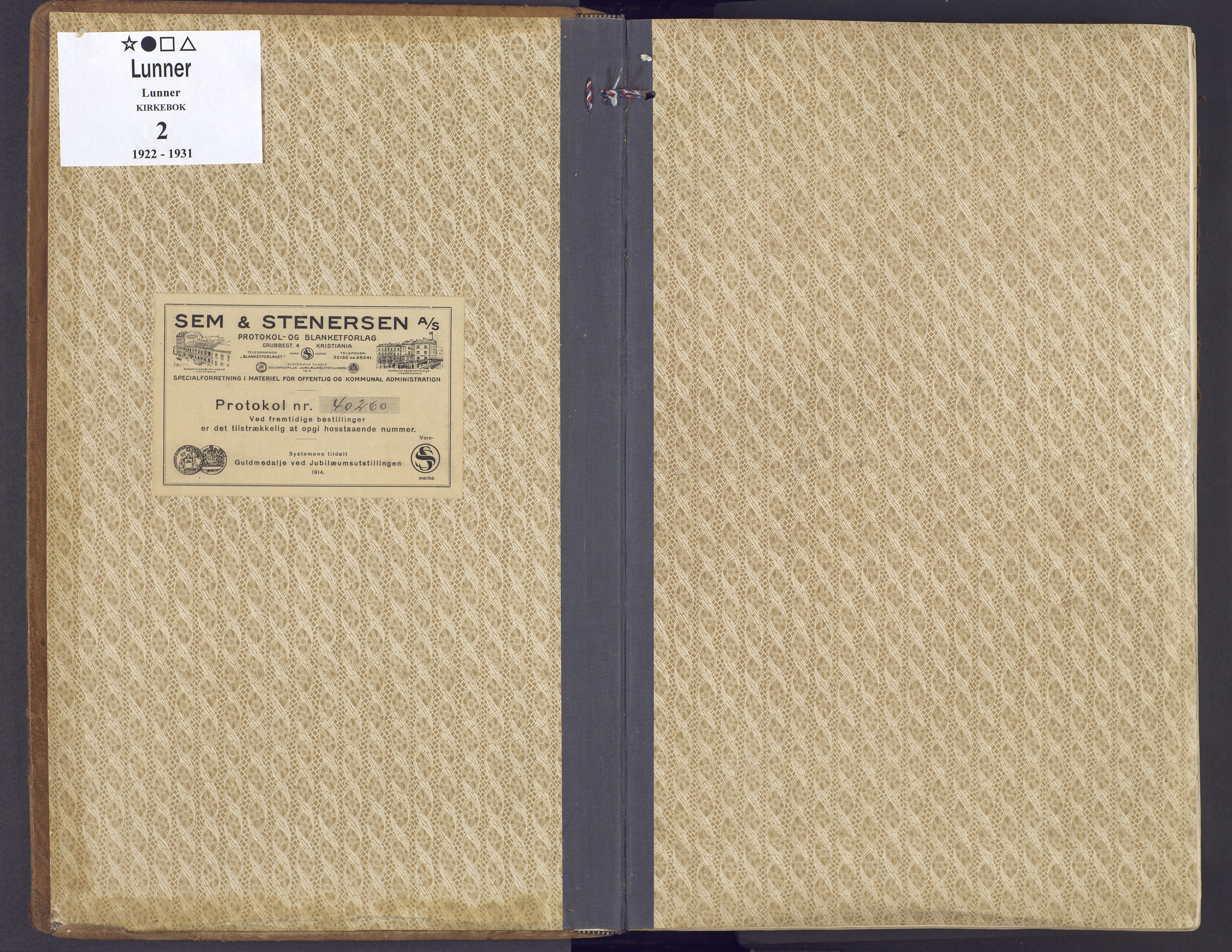 Lunner prestekontor, SAH/PREST-118/H/Ha/Haa/L0002: Parish register (official) no. 2, 1922-1931