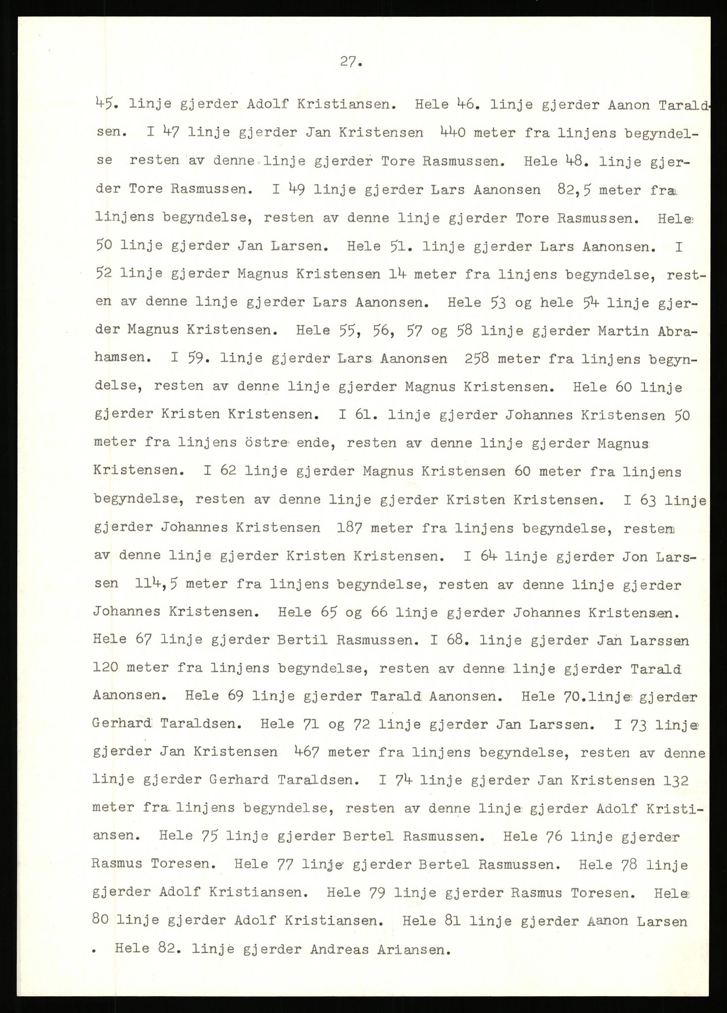 Statsarkivet i Stavanger, SAST/A-101971/03/Y/Yj/L0096: Avskrifter sortert etter gårdsnavn: Vistad - Vågen søndre, 1750-1930, p. 125