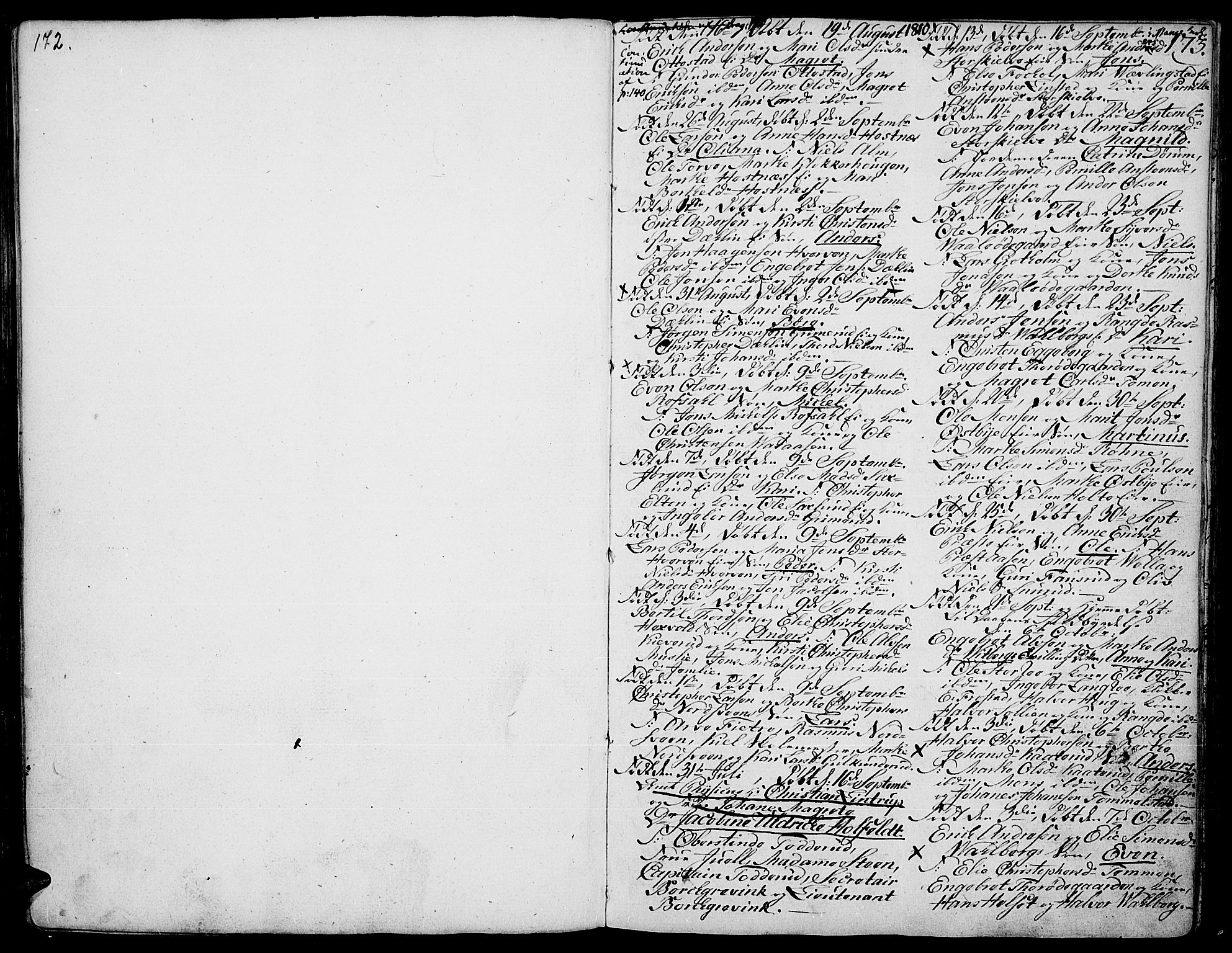 Stange prestekontor, AV/SAH-PREST-002/K/L0007: Parish register (official) no. 7, 1788-1813, p. 172-173