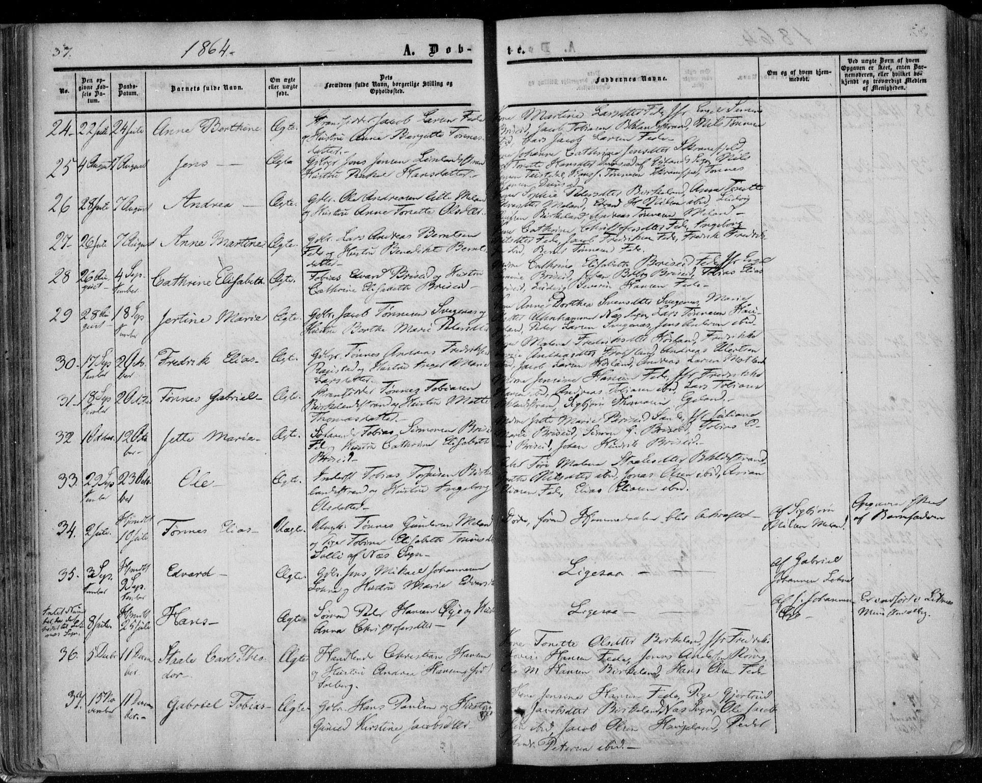 Kvinesdal sokneprestkontor, SAK/1111-0026/F/Fa/Faa/L0002: Parish register (official) no. A 2, 1850-1876, p. 47