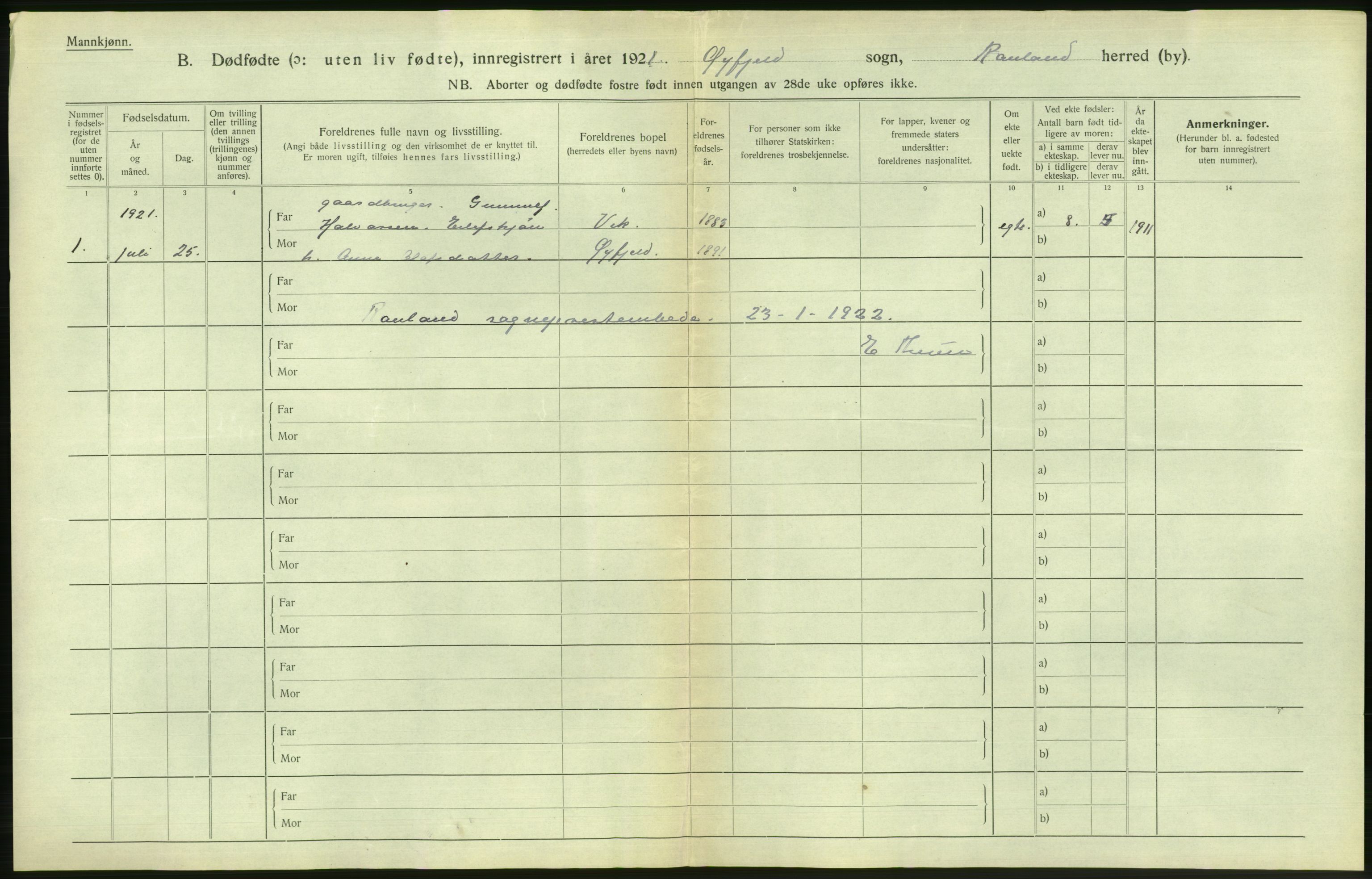 Statistisk sentralbyrå, Sosiodemografiske emner, Befolkning, RA/S-2228/D/Df/Dfc/Dfca/L0024: Telemark fylke: Gifte, døde, dødfødte. Bygder og byer., 1921, p. 718