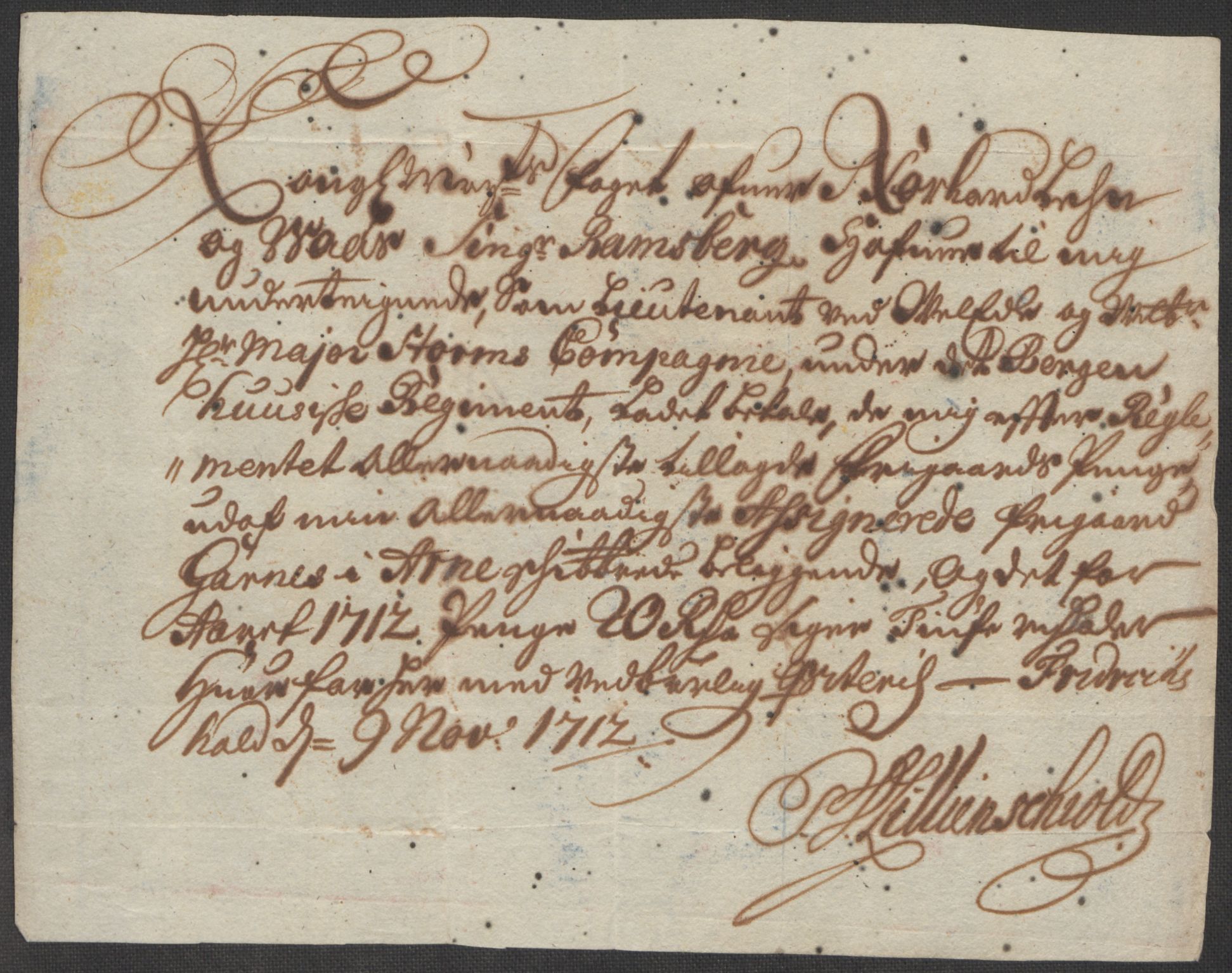 Rentekammeret inntil 1814, Reviderte regnskaper, Fogderegnskap, AV/RA-EA-4092/R51/L3194: Fogderegnskap Nordhordland og Voss, 1712, p. 217