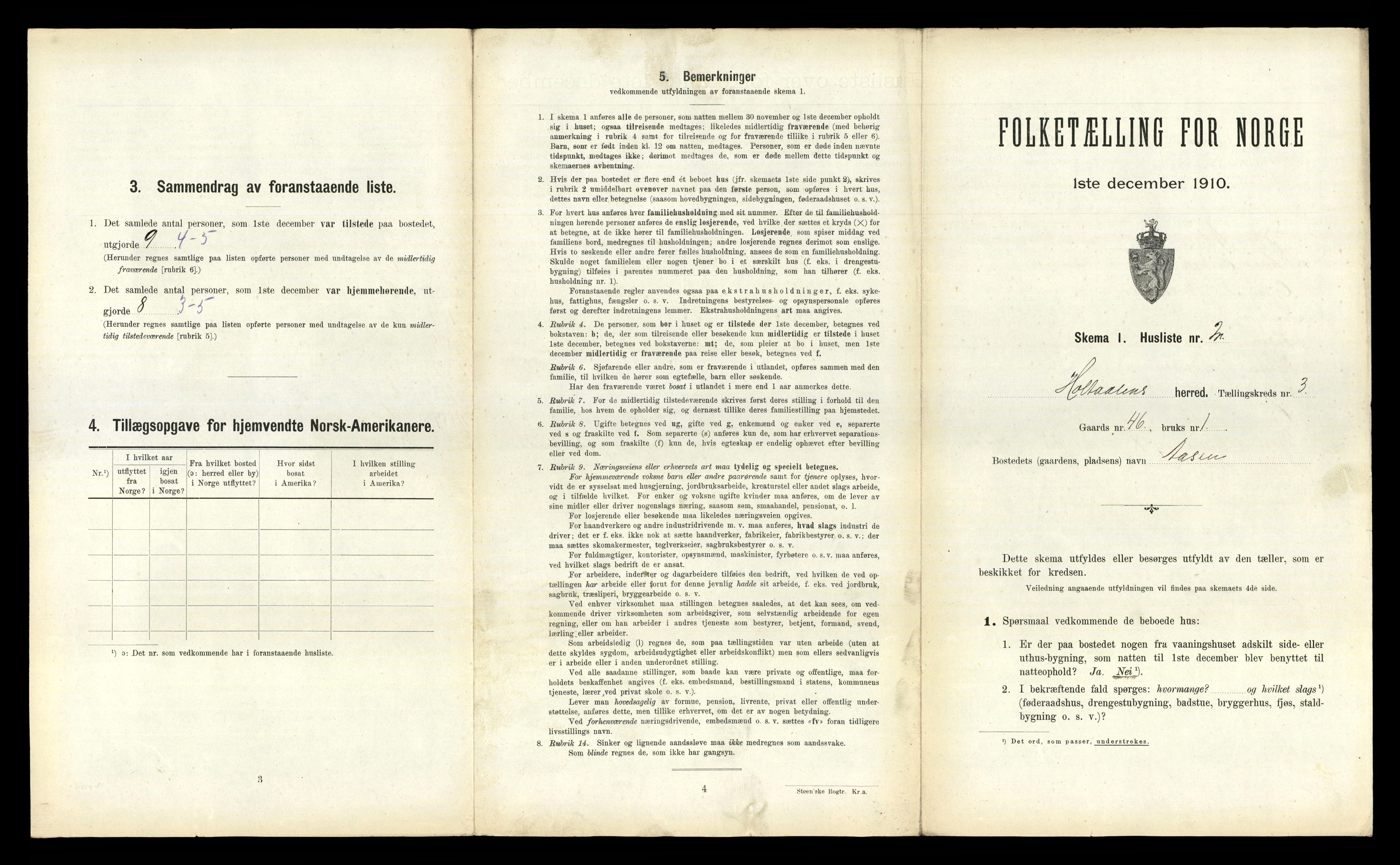 RA, 1910 census for Haltdalen, 1910, p. 226