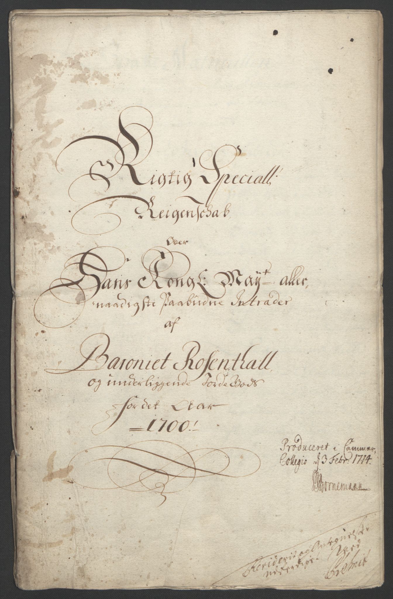 Rentekammeret inntil 1814, Reviderte regnskaper, Fogderegnskap, RA/EA-4092/R49/L3138: Fogderegnskap Rosendal Baroni, 1691-1714, p. 95