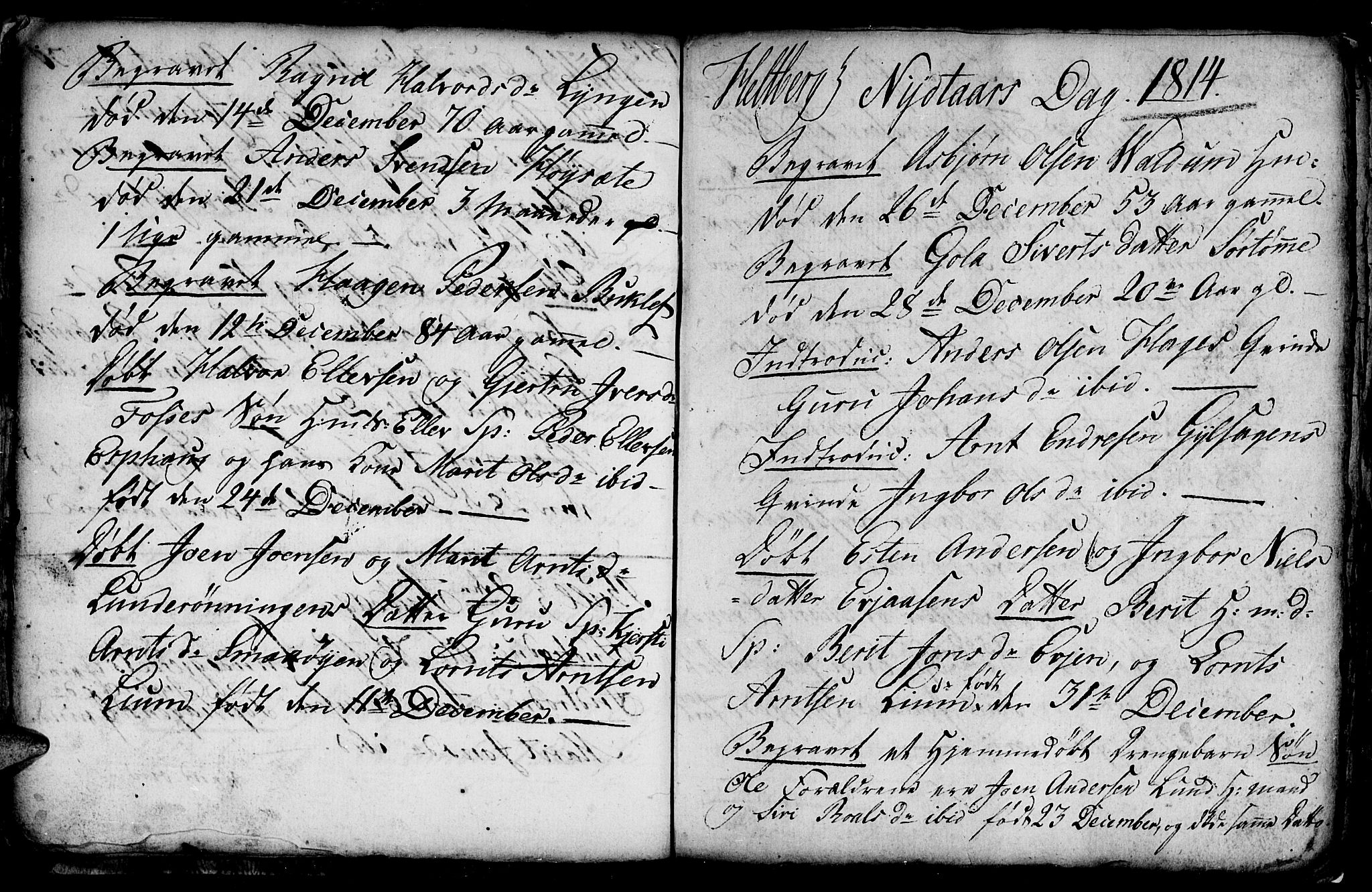 Ministerialprotokoller, klokkerbøker og fødselsregistre - Sør-Trøndelag, AV/SAT-A-1456/692/L1107: Parish register (copy) no. 692C02, 1809-1824