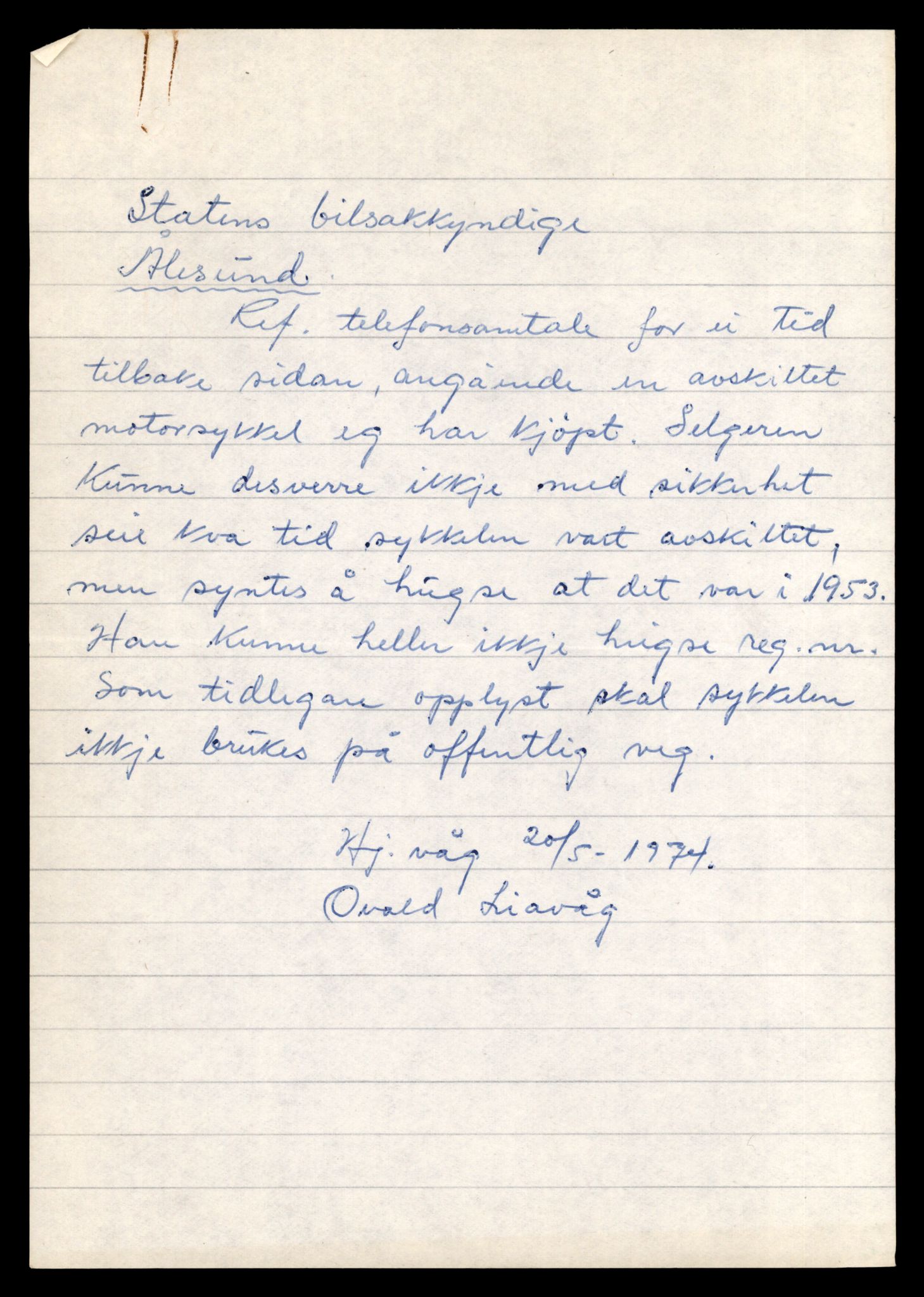 Møre og Romsdal vegkontor - Ålesund trafikkstasjon, SAT/A-4099/F/Fe/L0037: Registreringskort for kjøretøy T 13031 - T 13179, 1927-1998, p. 601