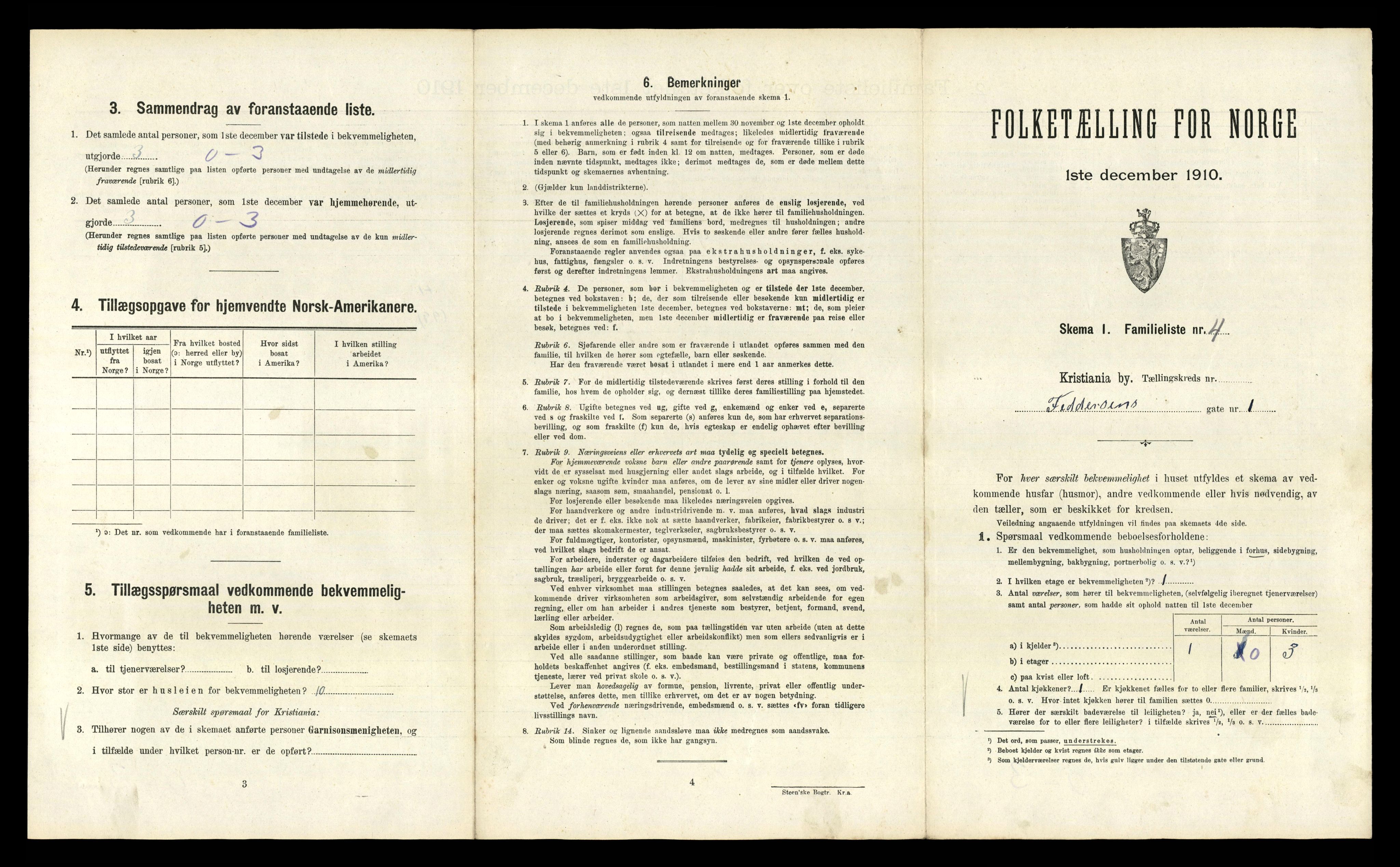 RA, 1910 census for Kristiania, 1910, p. 23687