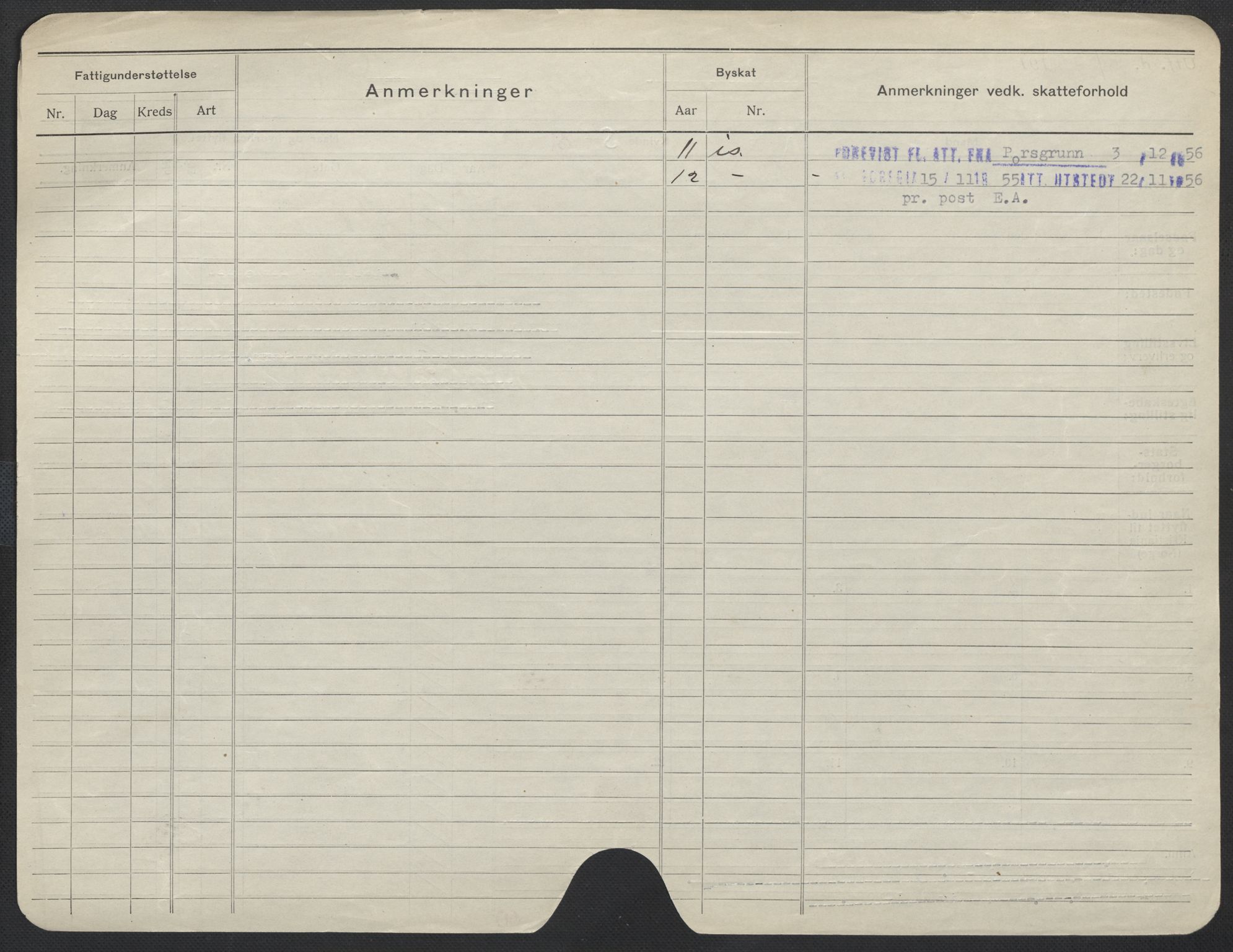 Oslo folkeregister, Registerkort, AV/SAO-A-11715/F/Fa/Fac/L0013: Kvinner, 1906-1914, p. 278b