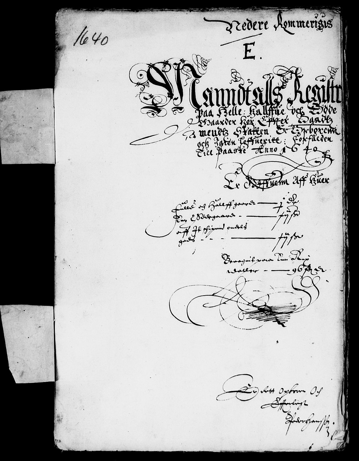 Rentekammeret inntil 1814, Reviderte regnskaper, Lensregnskaper, AV/RA-EA-5023/R/Rb/Rba/L0149: Akershus len, 1639-1640